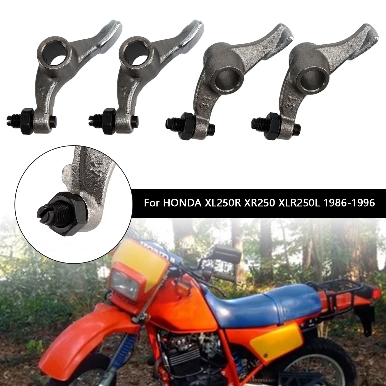 14441-KR0-000 Camshaft Rocker Arm For HONDA XL250R XR250 XLR250L 1986-1996