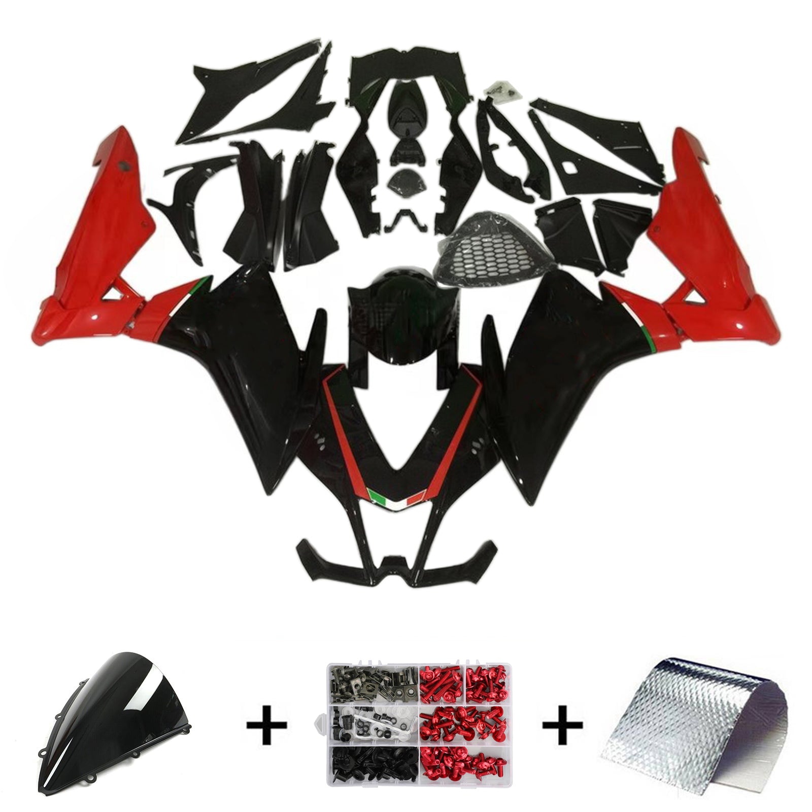 Amotopart Aprilia RSV4 1000 2009-2015 Fairing Kit Bodywork Plastic ABS