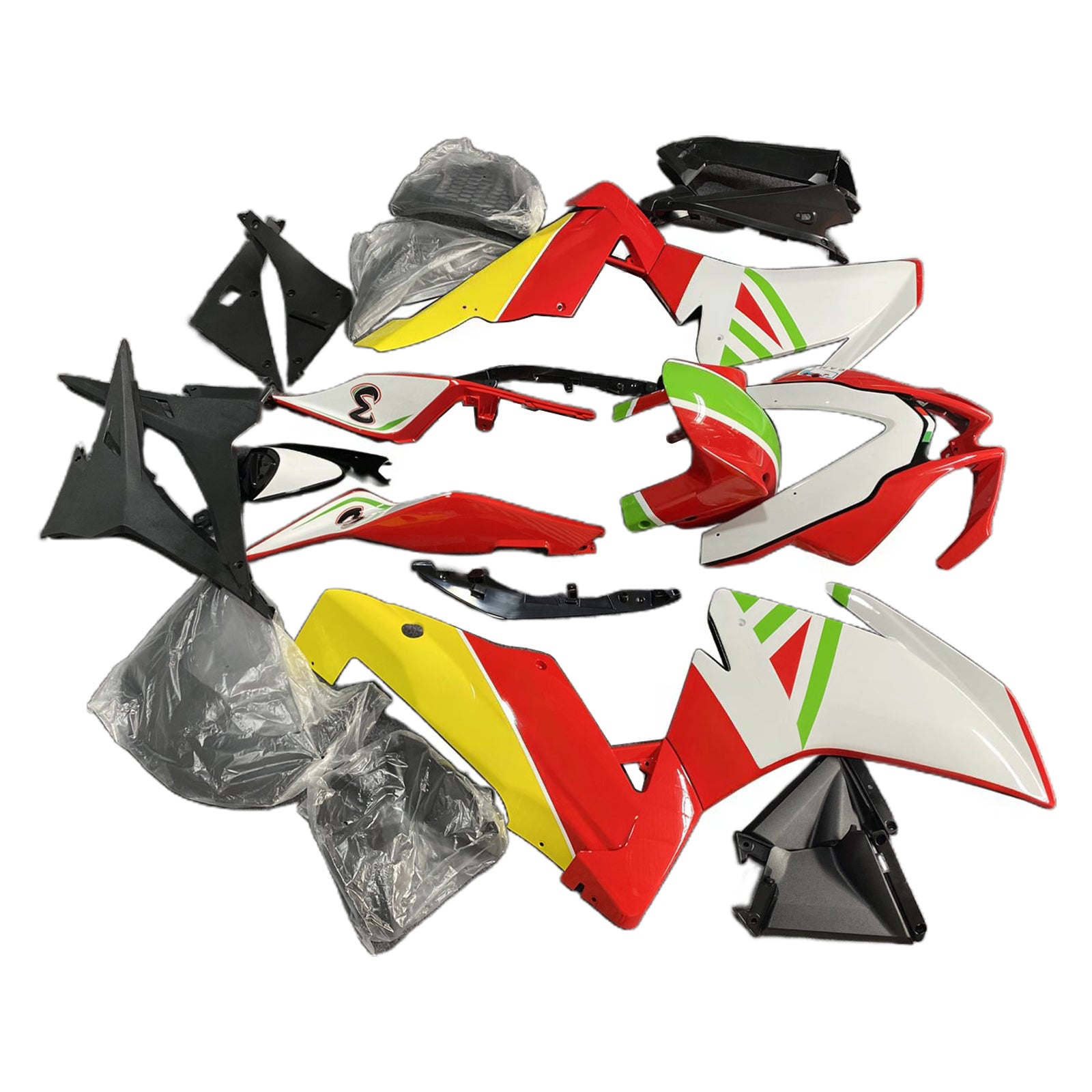 Amotopart Aprilia RSV4 1000 2009-2015 Kit Carenado Carrocería Plástico ABS