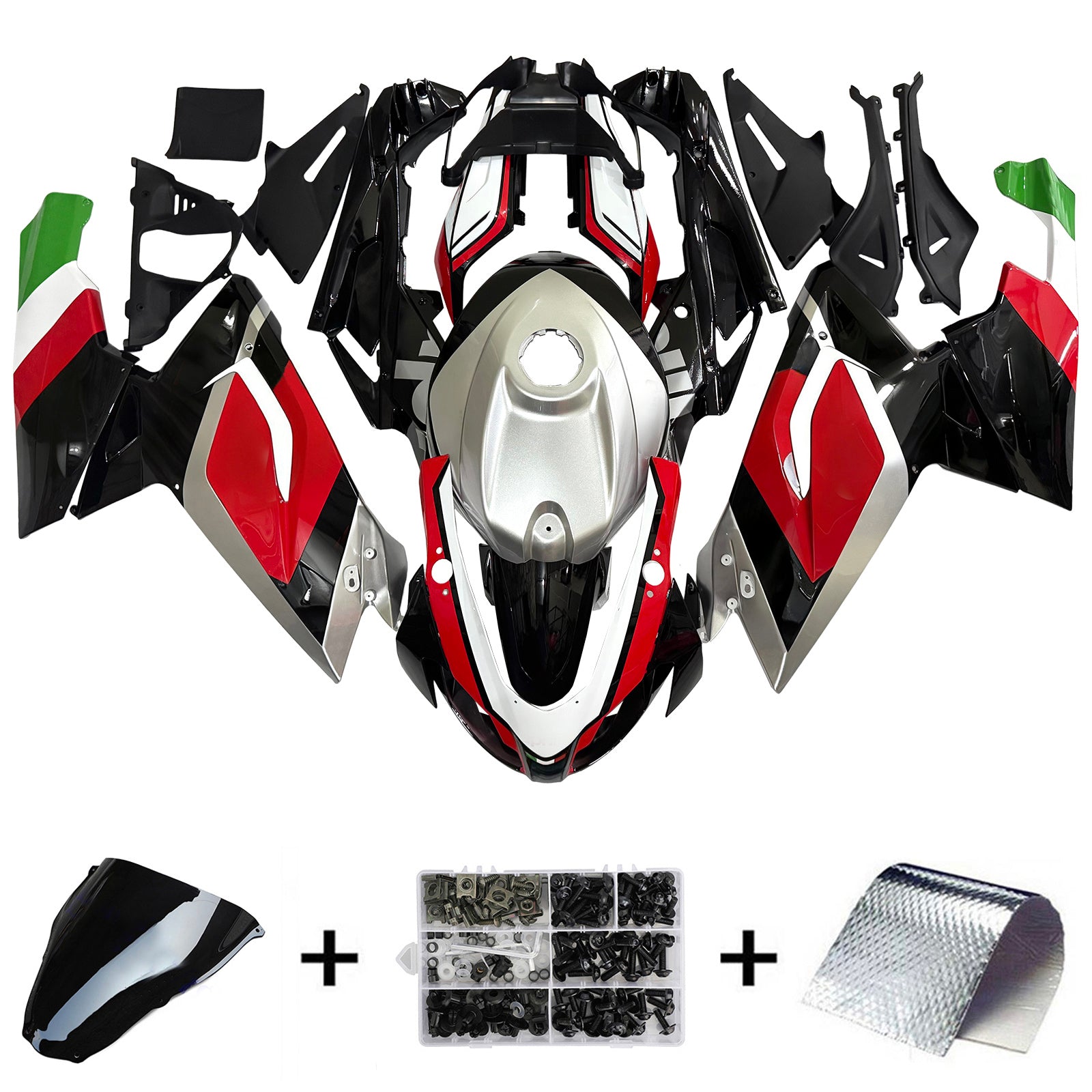 Injection Fairing Kit Bodywork Plastic ABS fit For Aprilia RS125 2006-2011