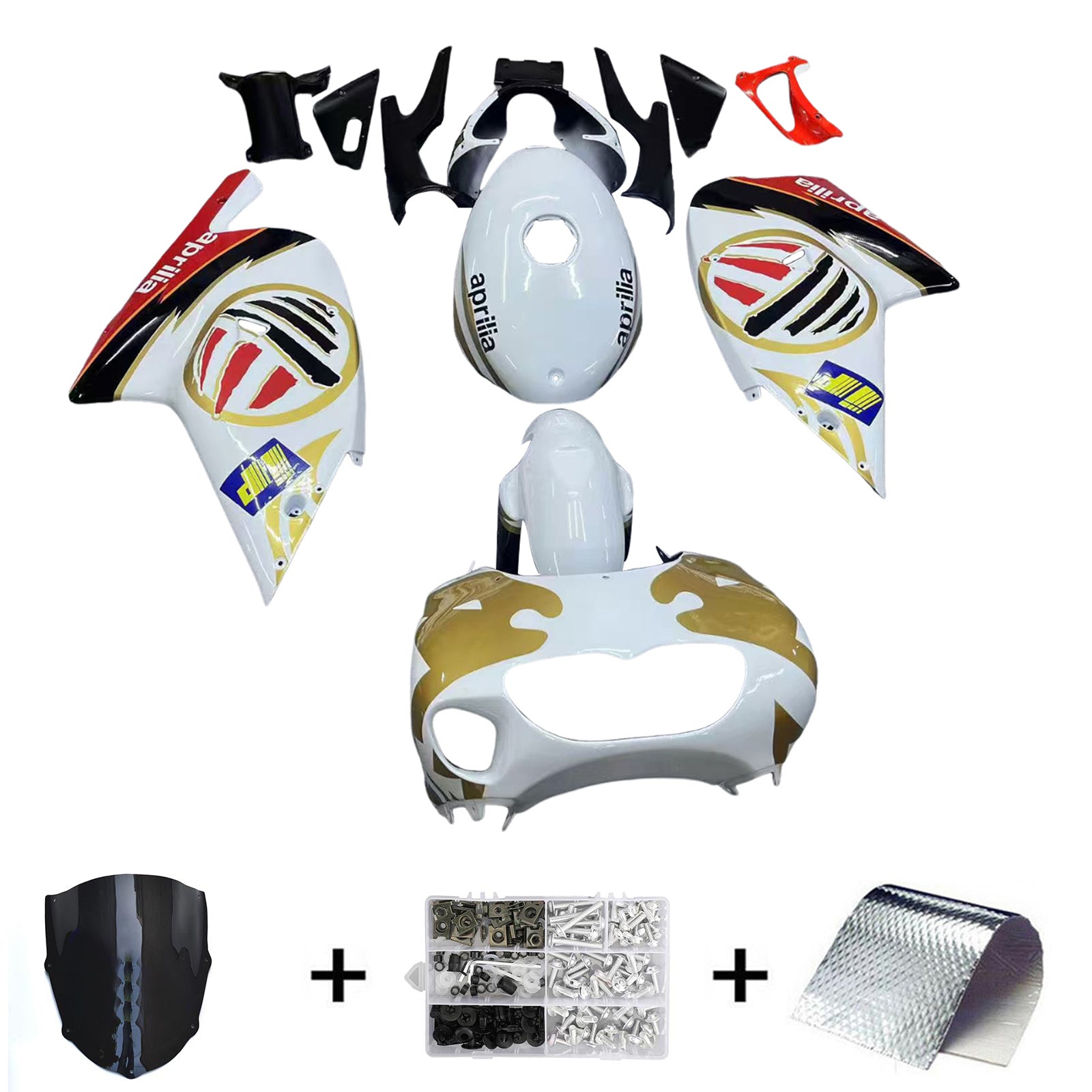 Aprilia RS125 2000-2005 Kit Carenado Carrocería Plástico ABS