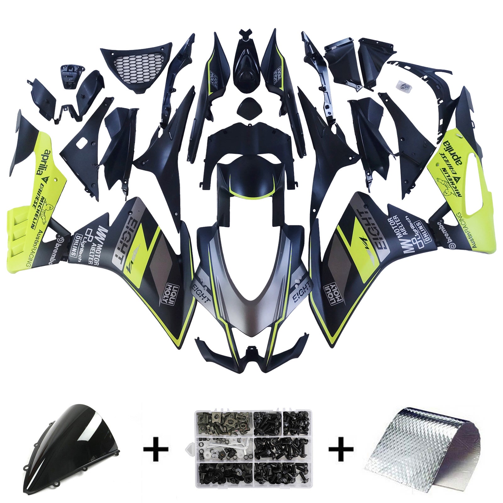 Amotopart Aprilia RSV4 1000 2016-2020 Fairing Kit Bodywork Plastic