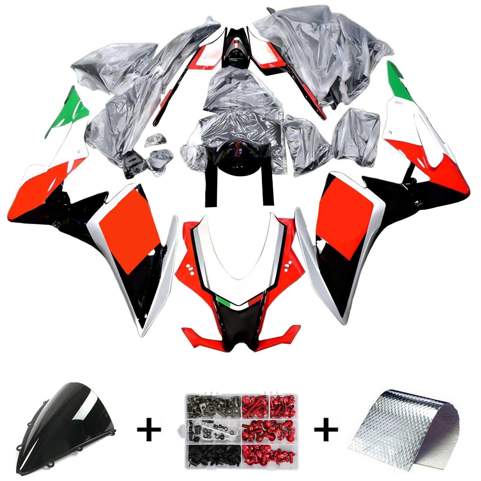 Amotopart Aprilia RSV4 1000 2016-2020 Fairing Kit Bodywork Plastic