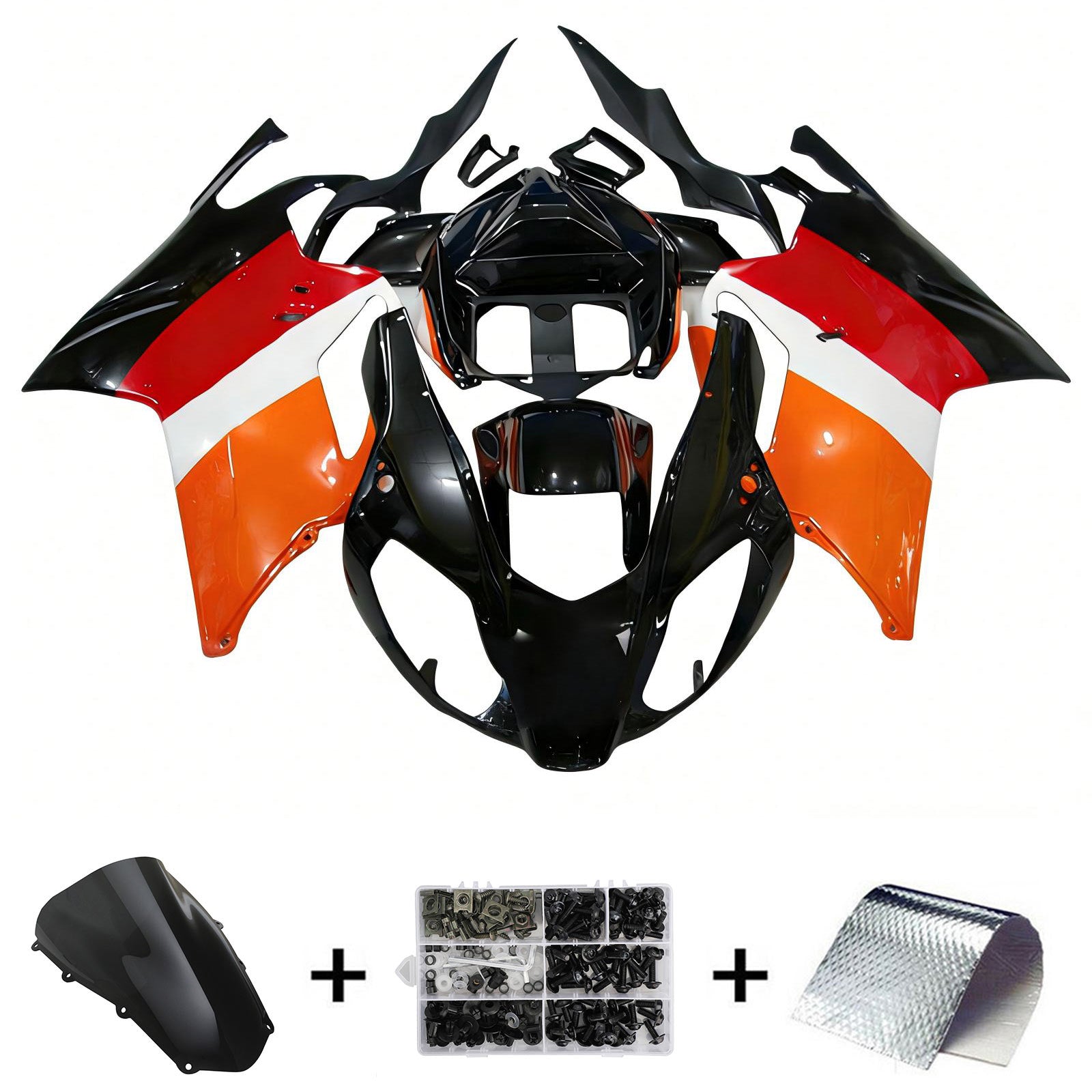 Amotopart Aprilia RSV1000 2003-2006 Fairing Kit Bodywork Plastic
