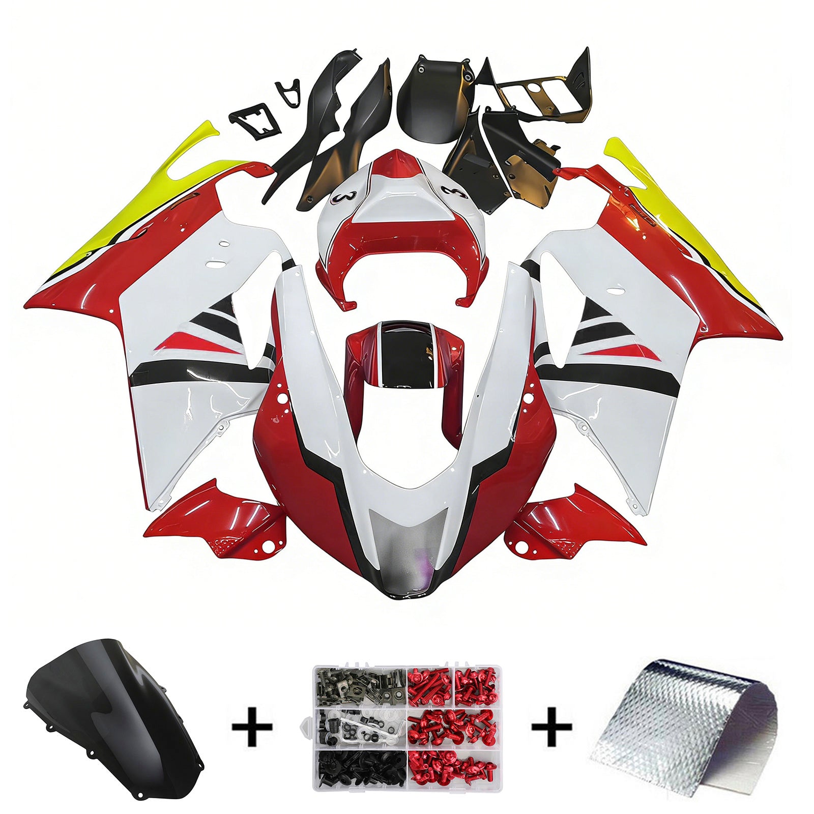 Amotopart Aprilia RSV1000 2003-2006 Fairing Kit Bodywork Plastic
