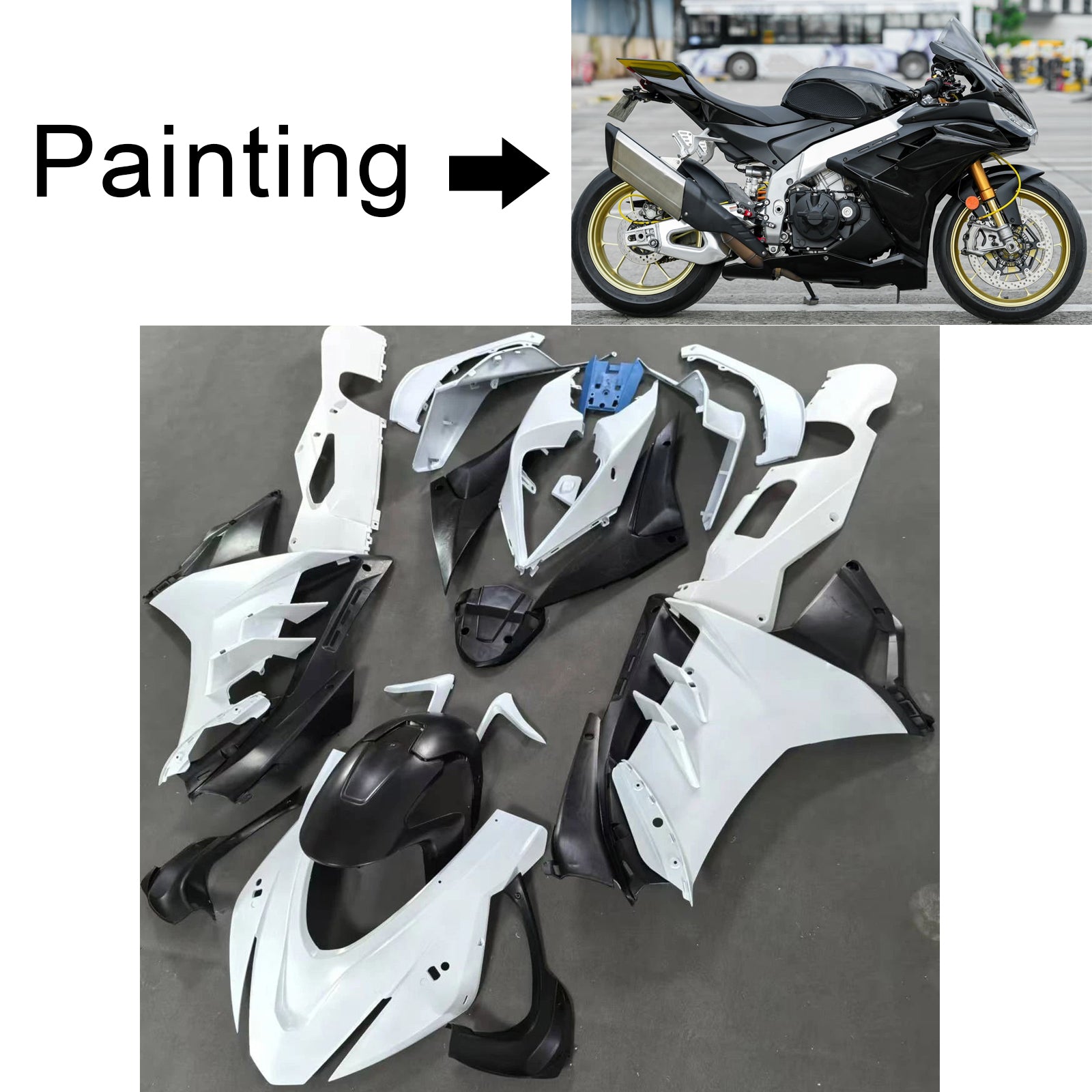 Injection Fairing Kit Bodywork Plastic fit For Aprilia RSV4 1100 2022-2024