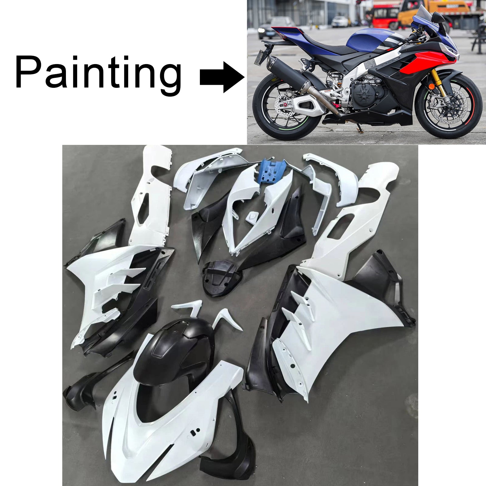 Injection Fairing Kit Bodywork Plastic fit For Aprilia RSV4 1100 2022-2024