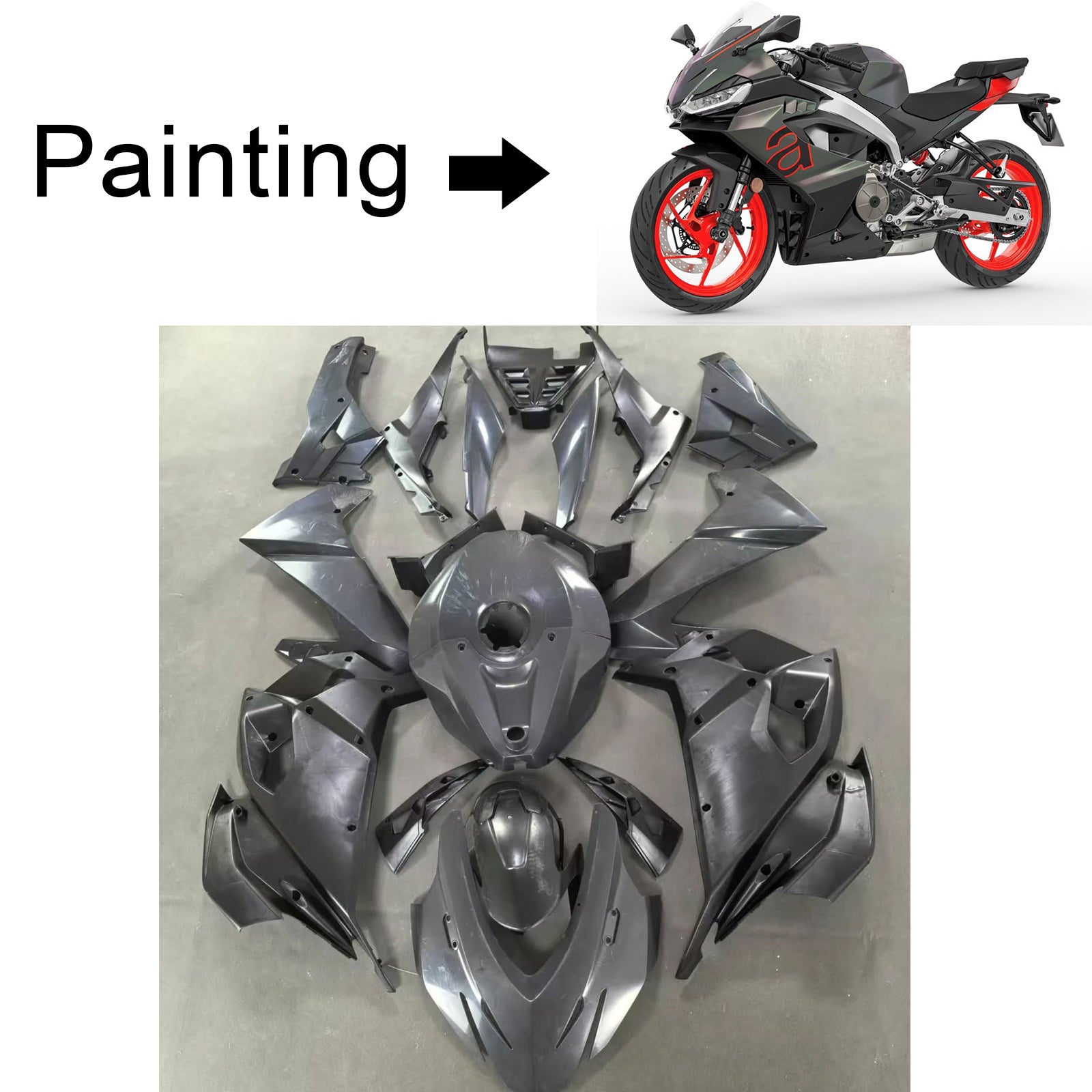 Injection Fairing Kit Bodywork fit For Aprilia RS 457 RS457 2024-2025