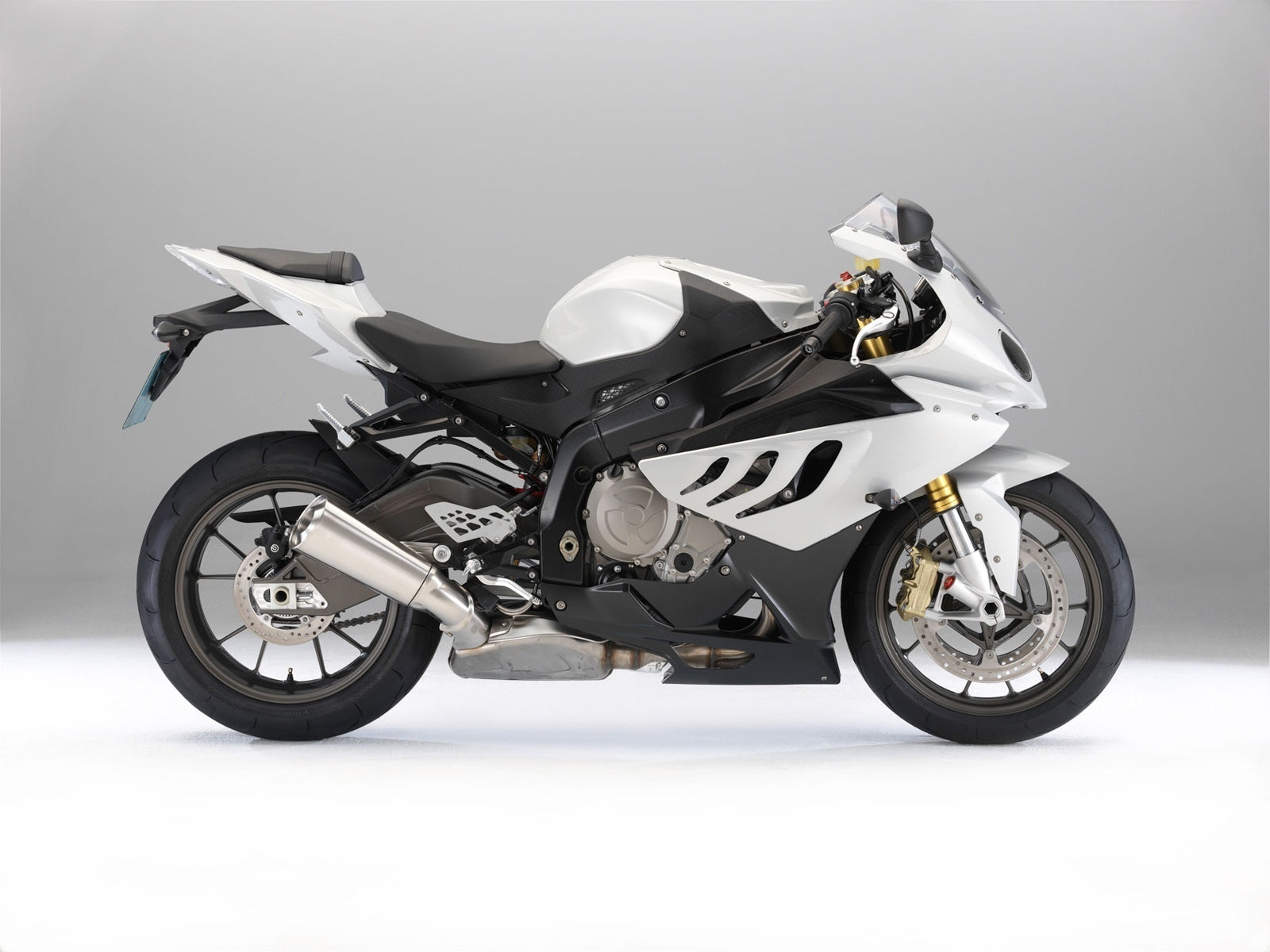 2009-2014 BMW S1000RR 화이트 SRR 제네릭 페어링