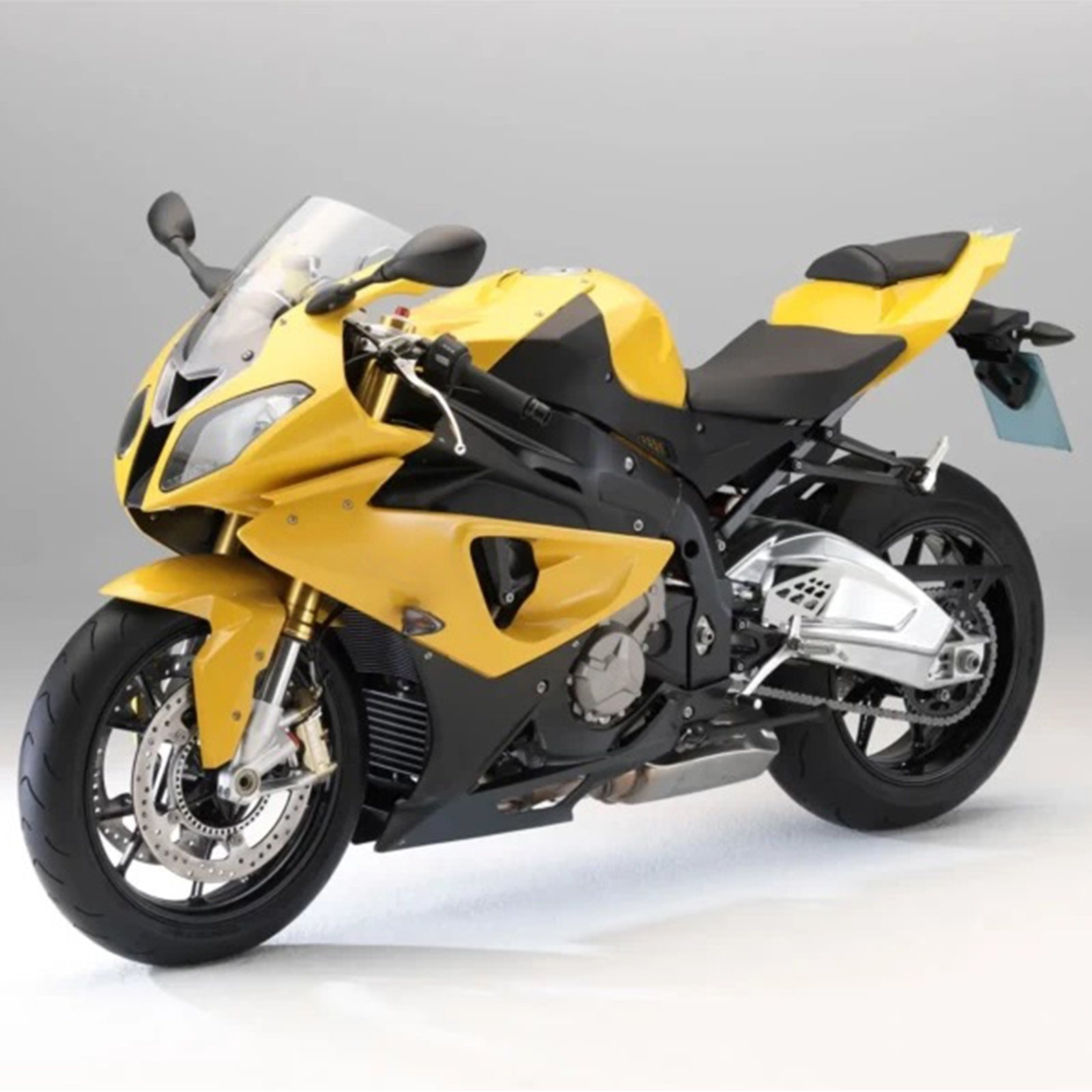 Fairings for 2009-2014 BMW S1000RR Yellow SRR Generic