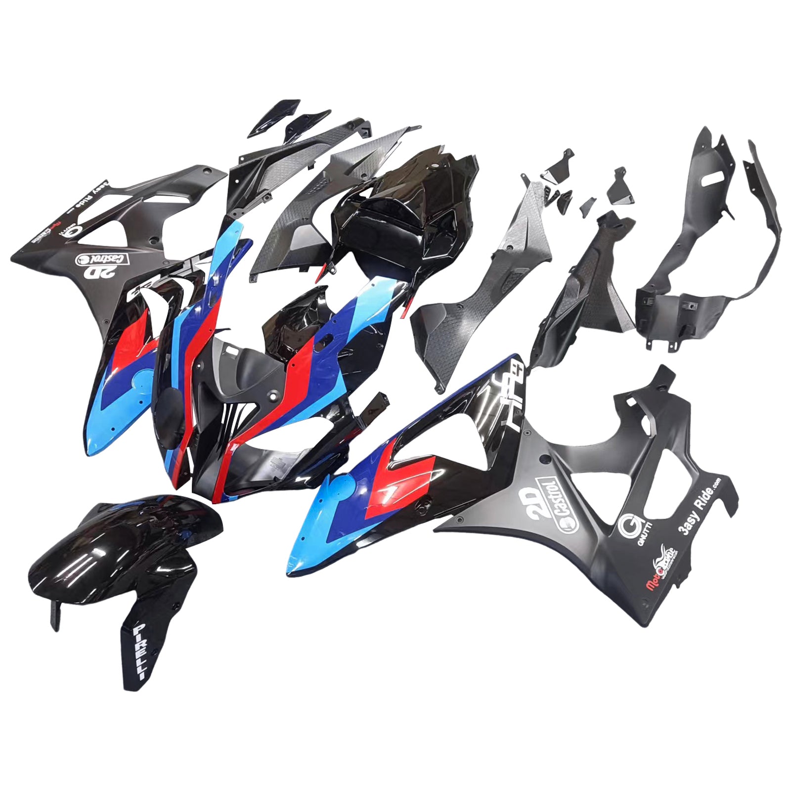 Injection Fairing Kit Bodywork Plastic ABS fit For BMW S1000RR 2009-2014 Generic