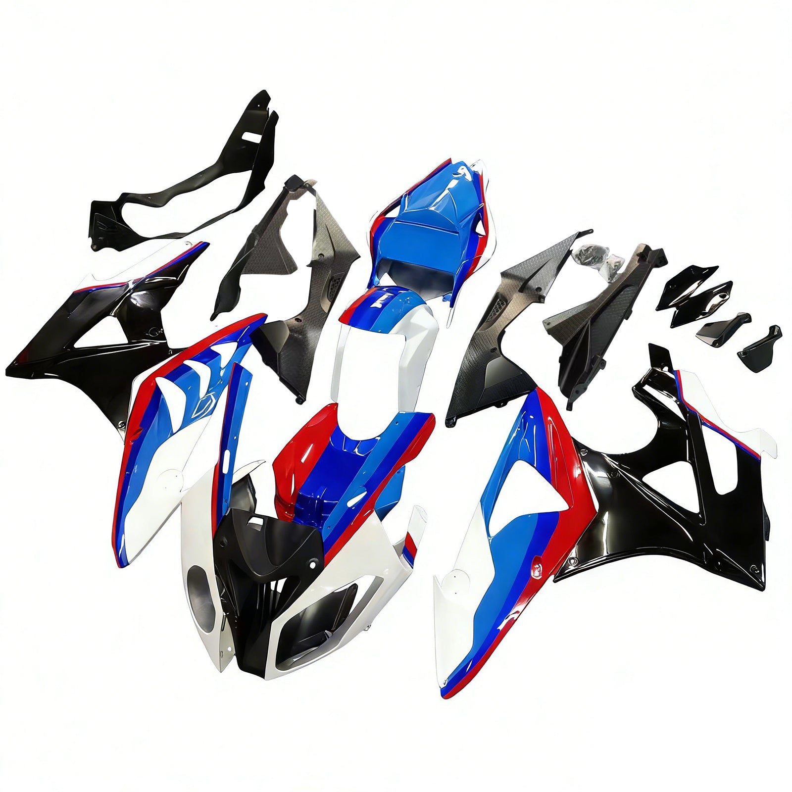 Kit de carenado de inyección Carrocería Plástico ABS apto para BMW S1000RR 2009-2014 Genérico