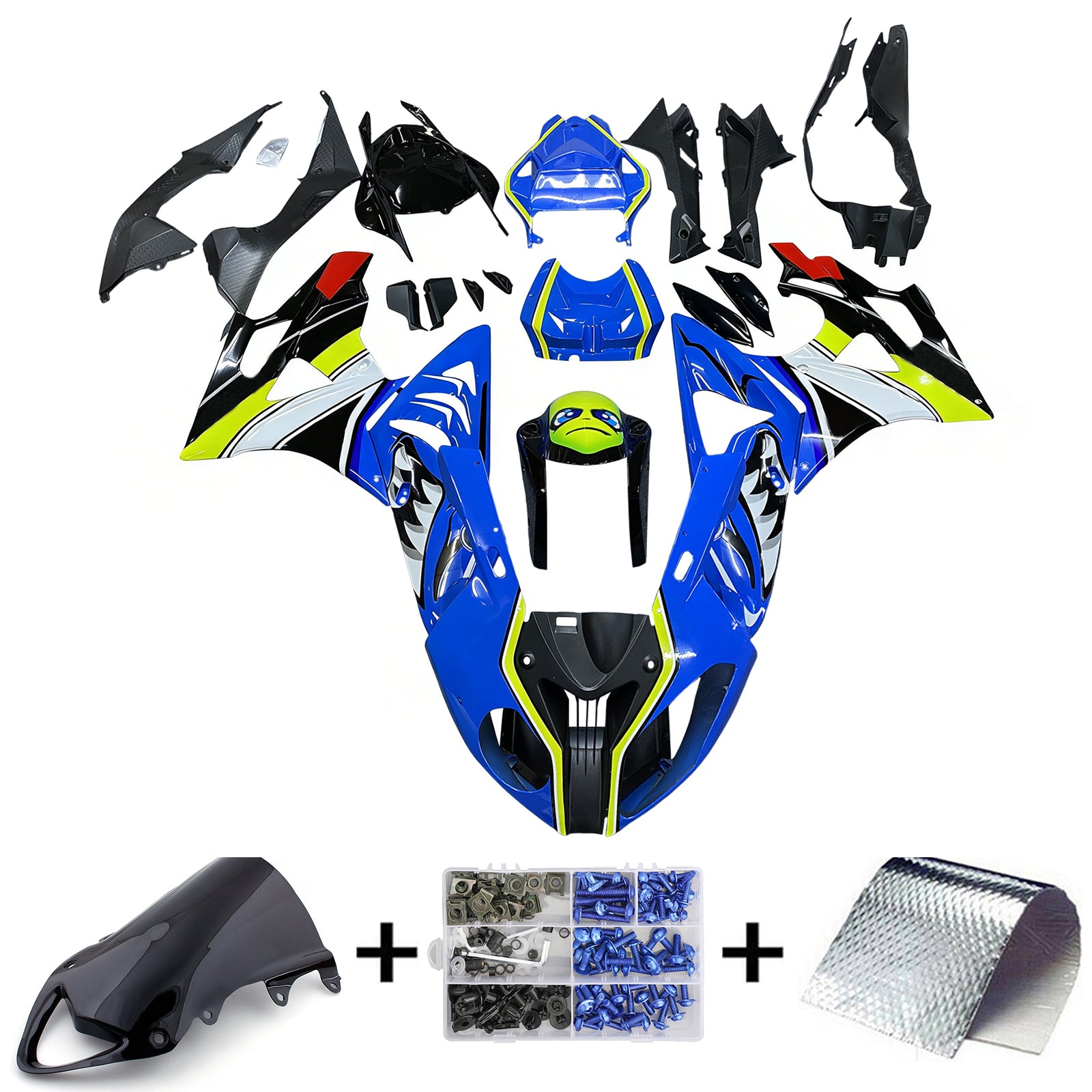 Amotopart BMW S1000RR 2009-2014 Fairing Kit Bodywork Plastic ABS