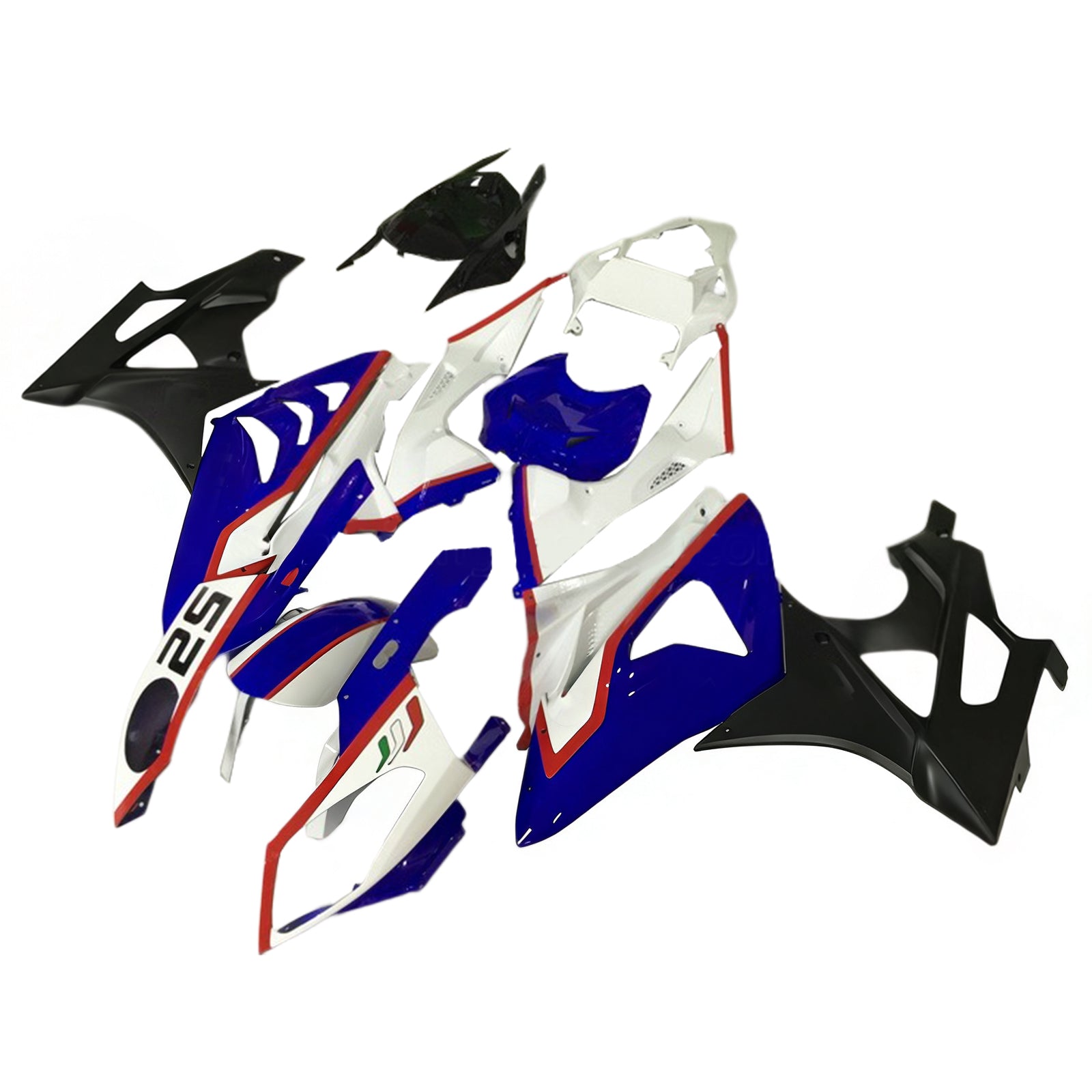 Amotopart BMW S1000RR 2009-2014 페어링 키트 차체 플라스틱 ABS