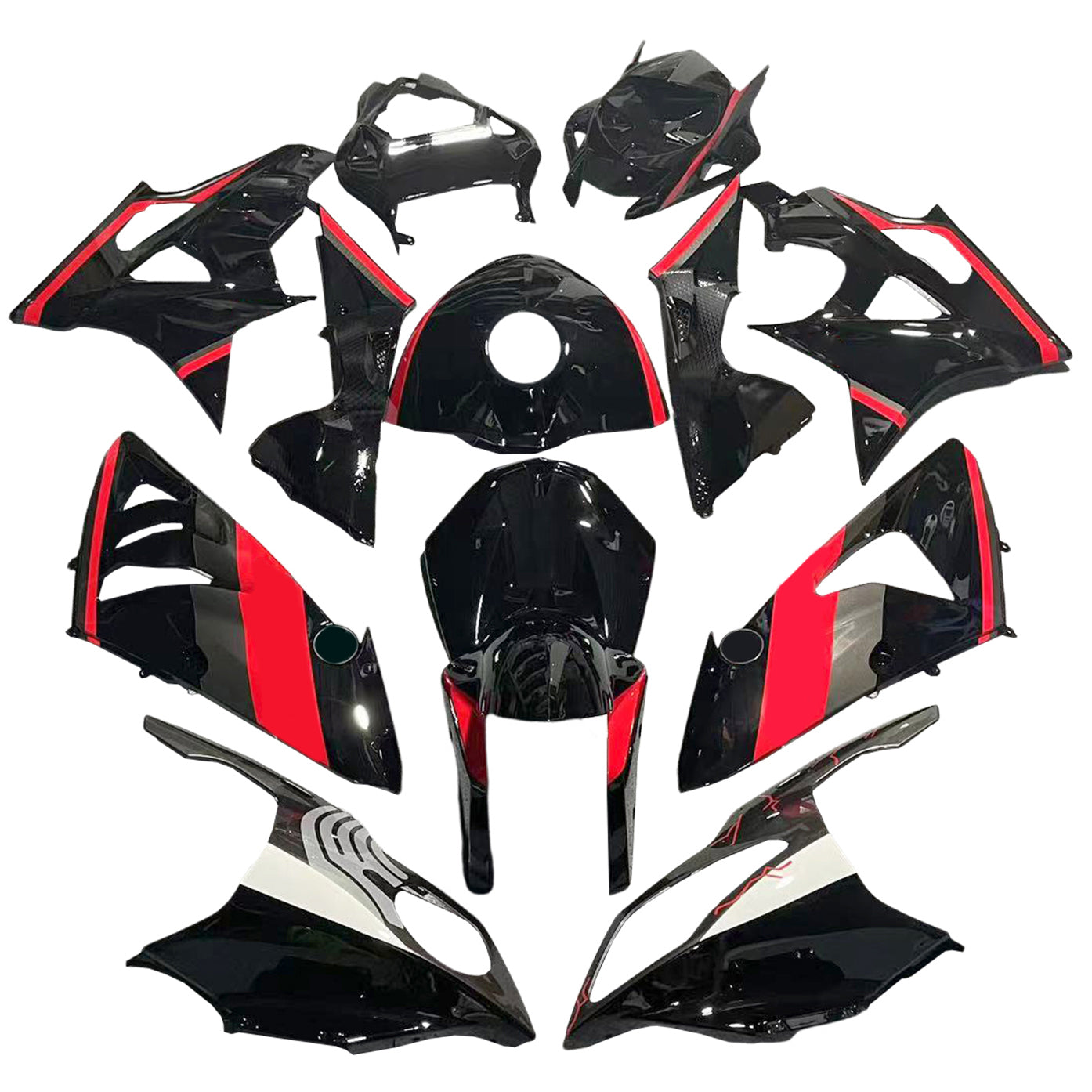 Amotopart BMW S1000RR 2009-2014 Fairing Kit Bodywork Plastic ABS