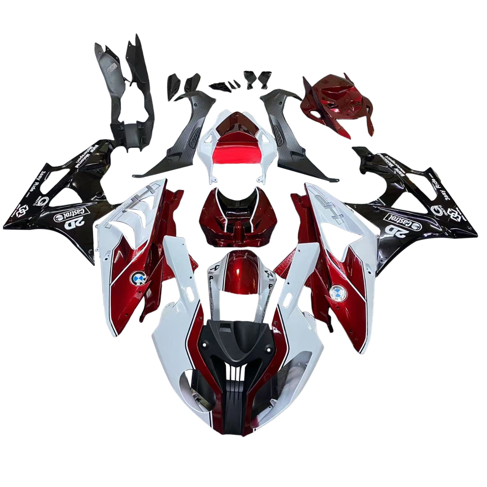 Amotopart BMW S1000RR 2009-2014 Fairing Kit Bodywork Plastic ABS