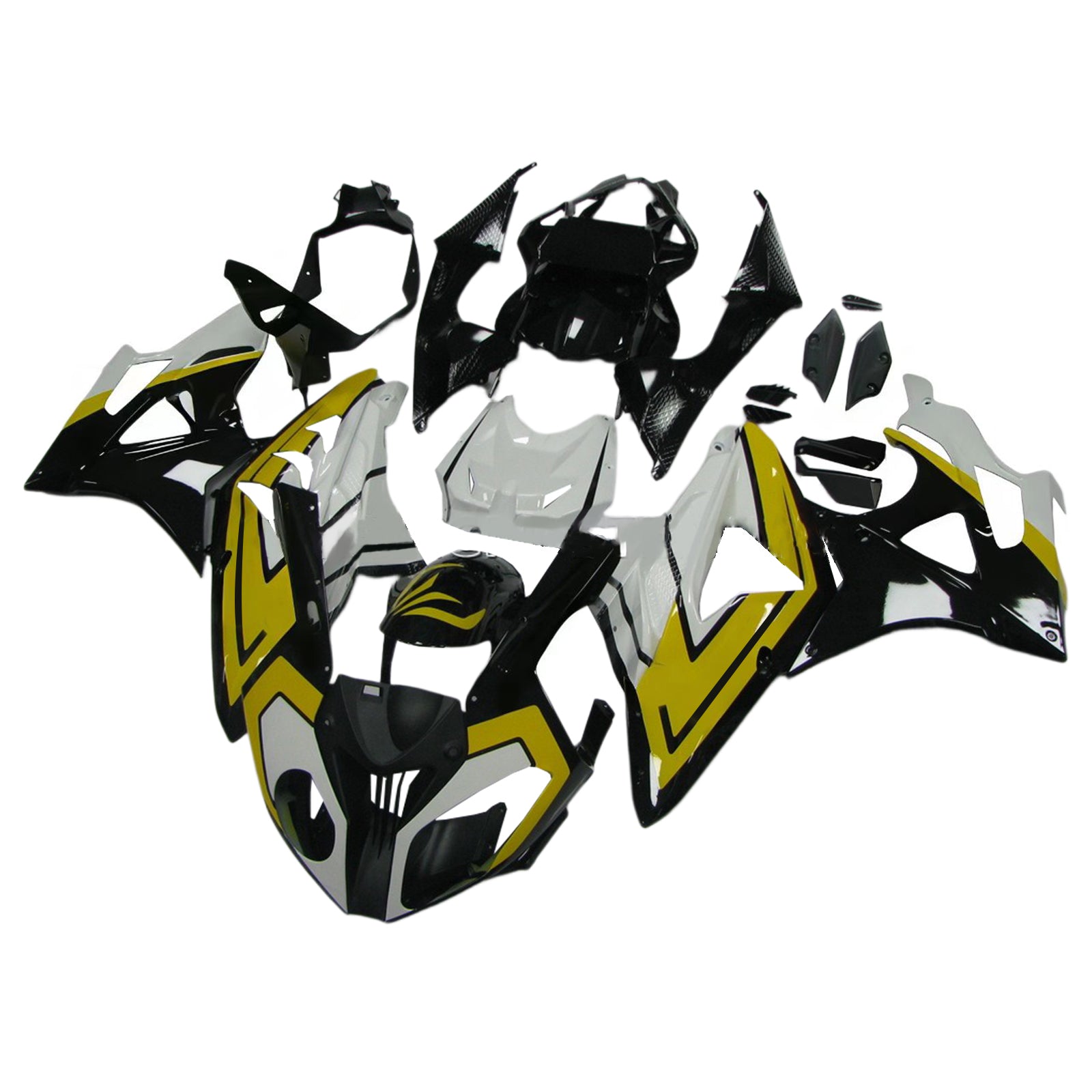 Amotopart BMW S1000RR 2009-2014 페어링 키트 차체 플라스틱 ABS