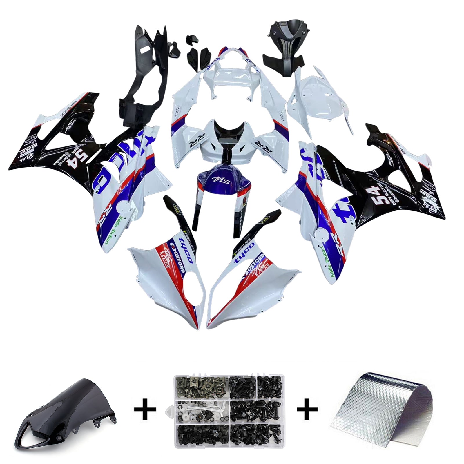 BMW S1000RR 2009-2014 Fairing Kit Bodywork Plastic ABS