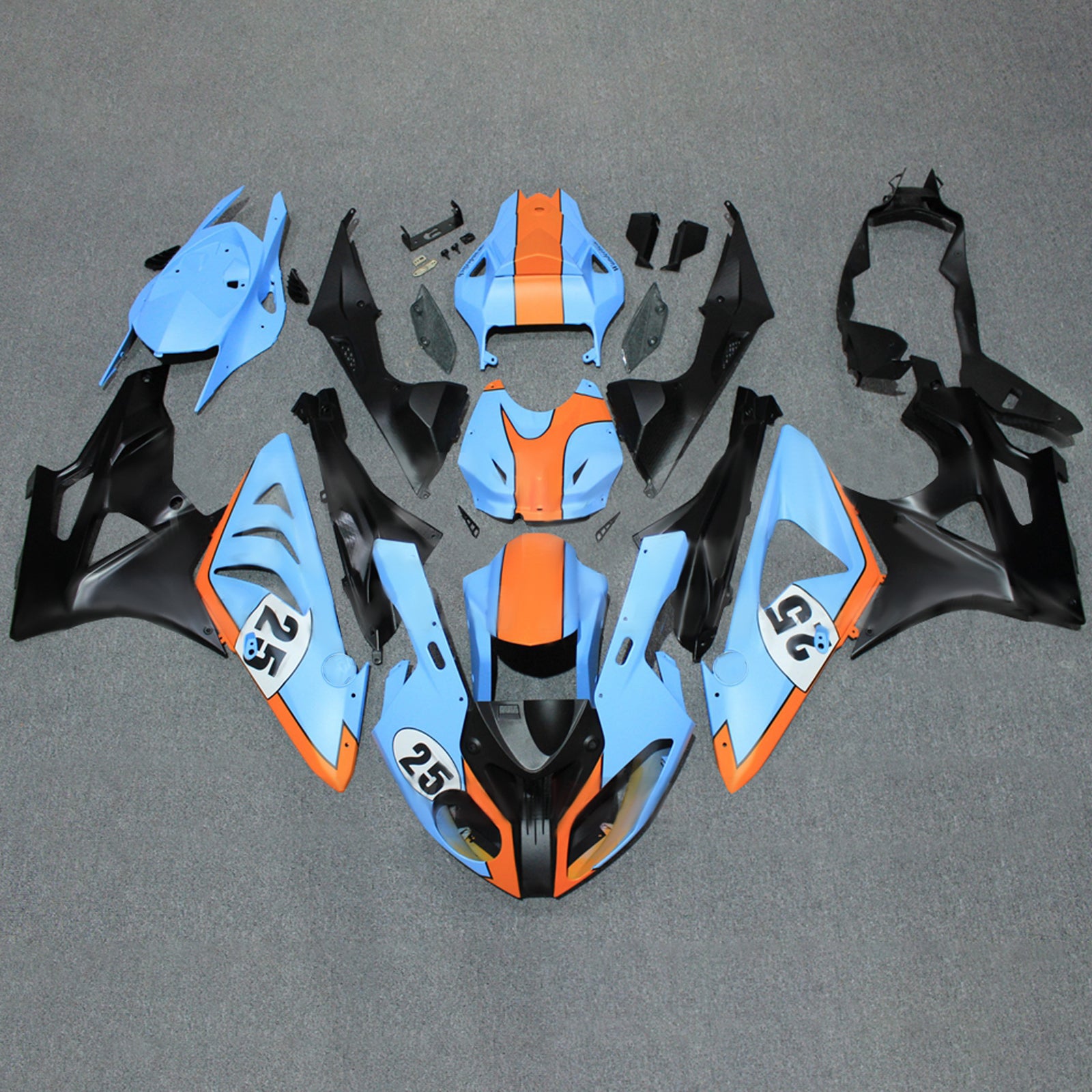 Injection Fairing Kit Bodywork Plastic ABS fit For BMW S1000RR 2009-2014