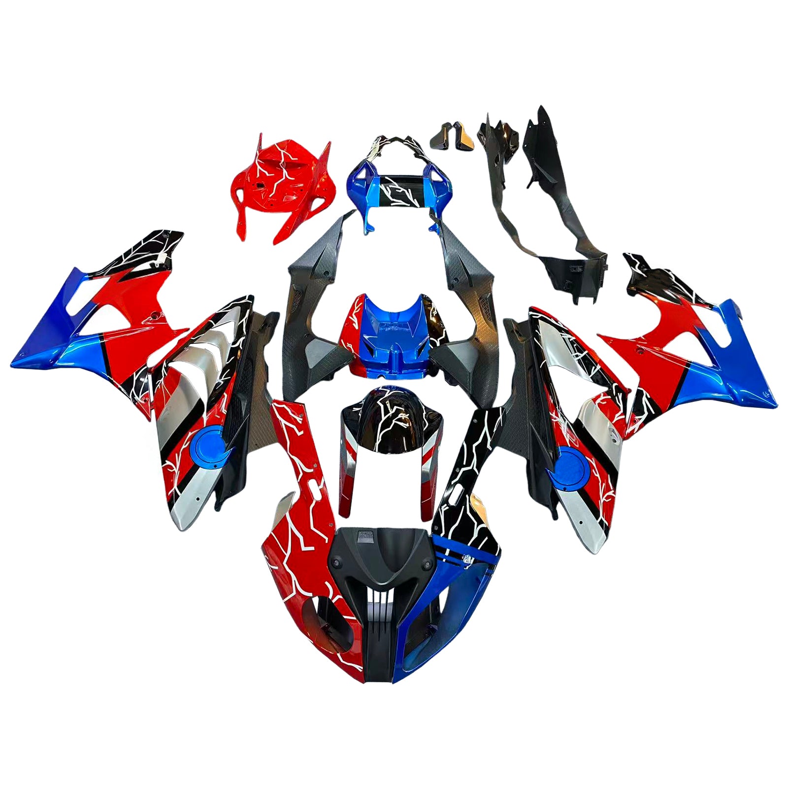 Injection Fairing Kit Bodywork Plastic ABS fit For BMW S1000RR 2009-2014