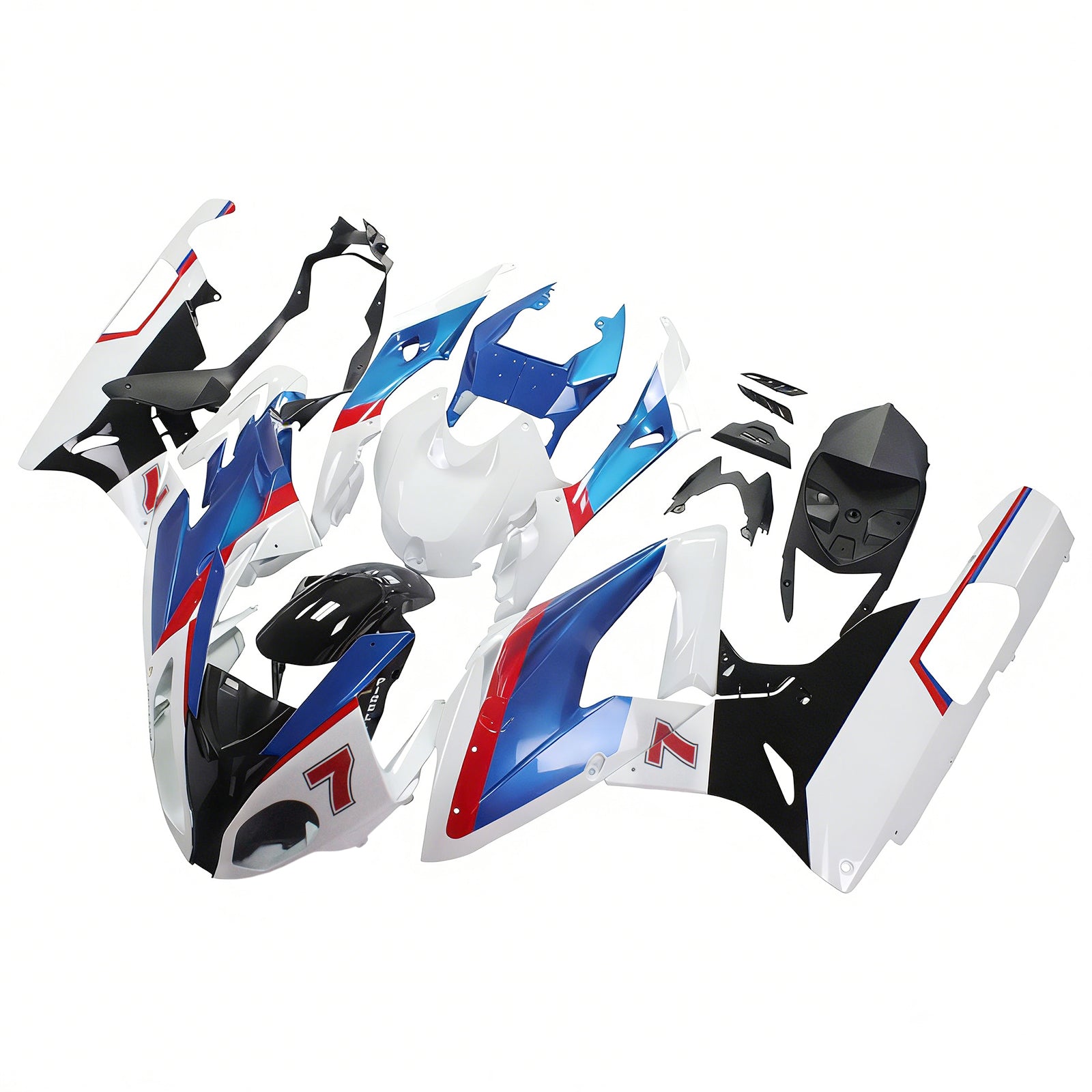 Injection Fairing Kit Bodywork Plastic ABS fit For BMW S1000RR 2015-2016 Generic