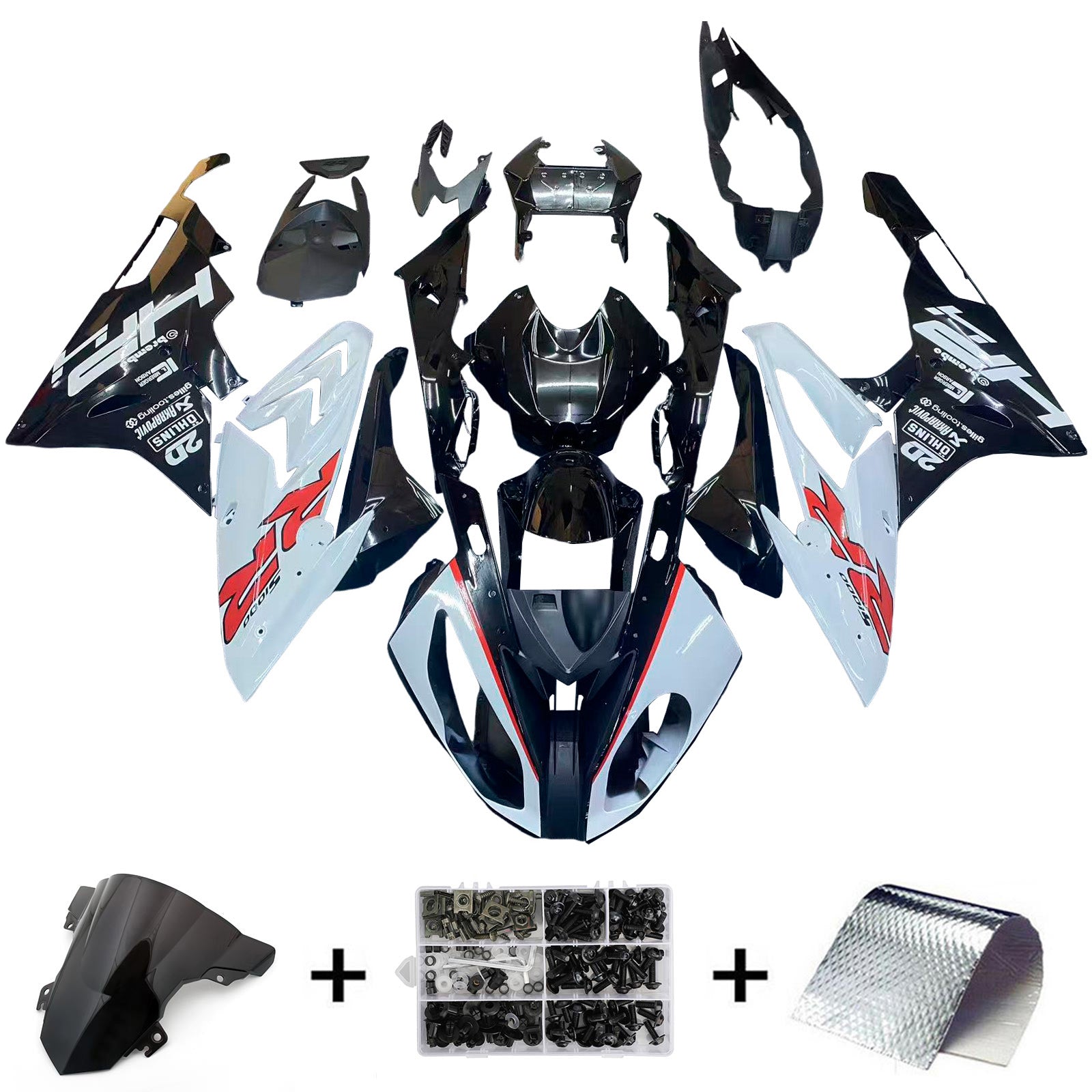 Amotopart BMW S1000RR 2015-2016 Fairing Kit Bodywork Plastic ABS