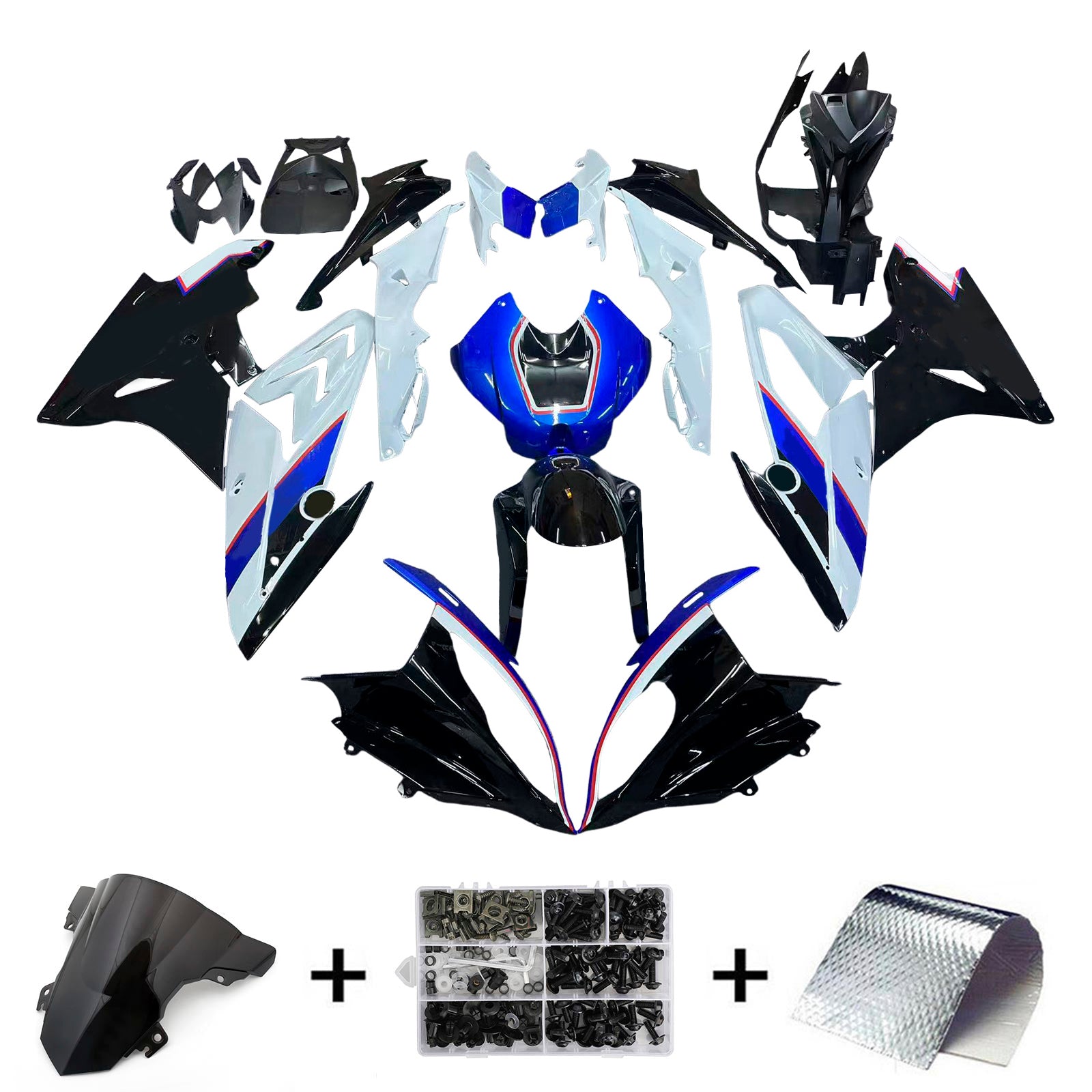 Amotopart BMW S1000RR 2015-2016 Fairing Kit Bodywork Plastic ABS