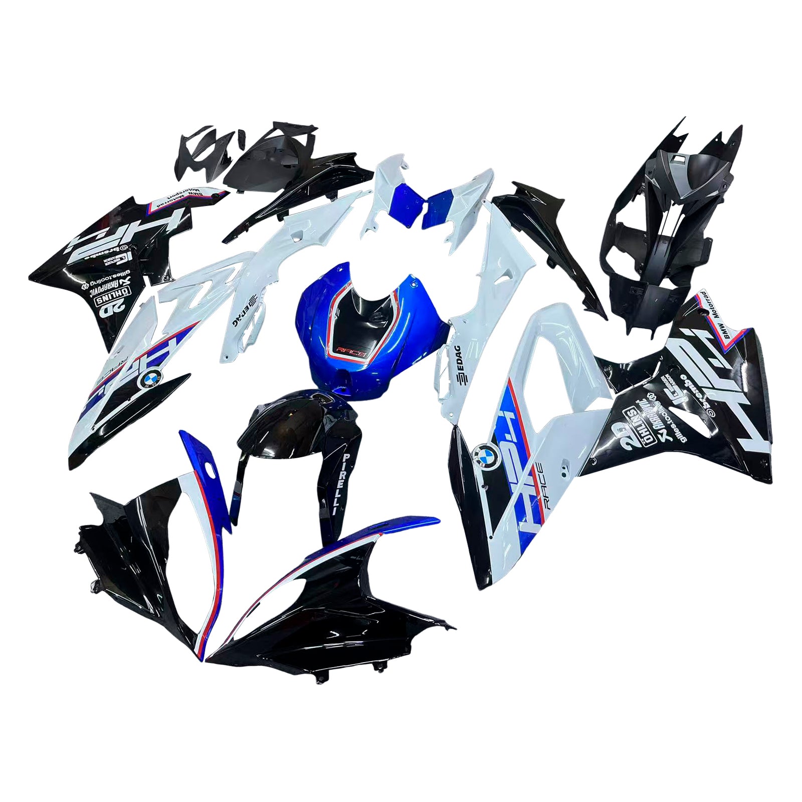 Amotopart BMW S1000RR 2015-2016 Fairing Kit Bodywork Plastic ABS