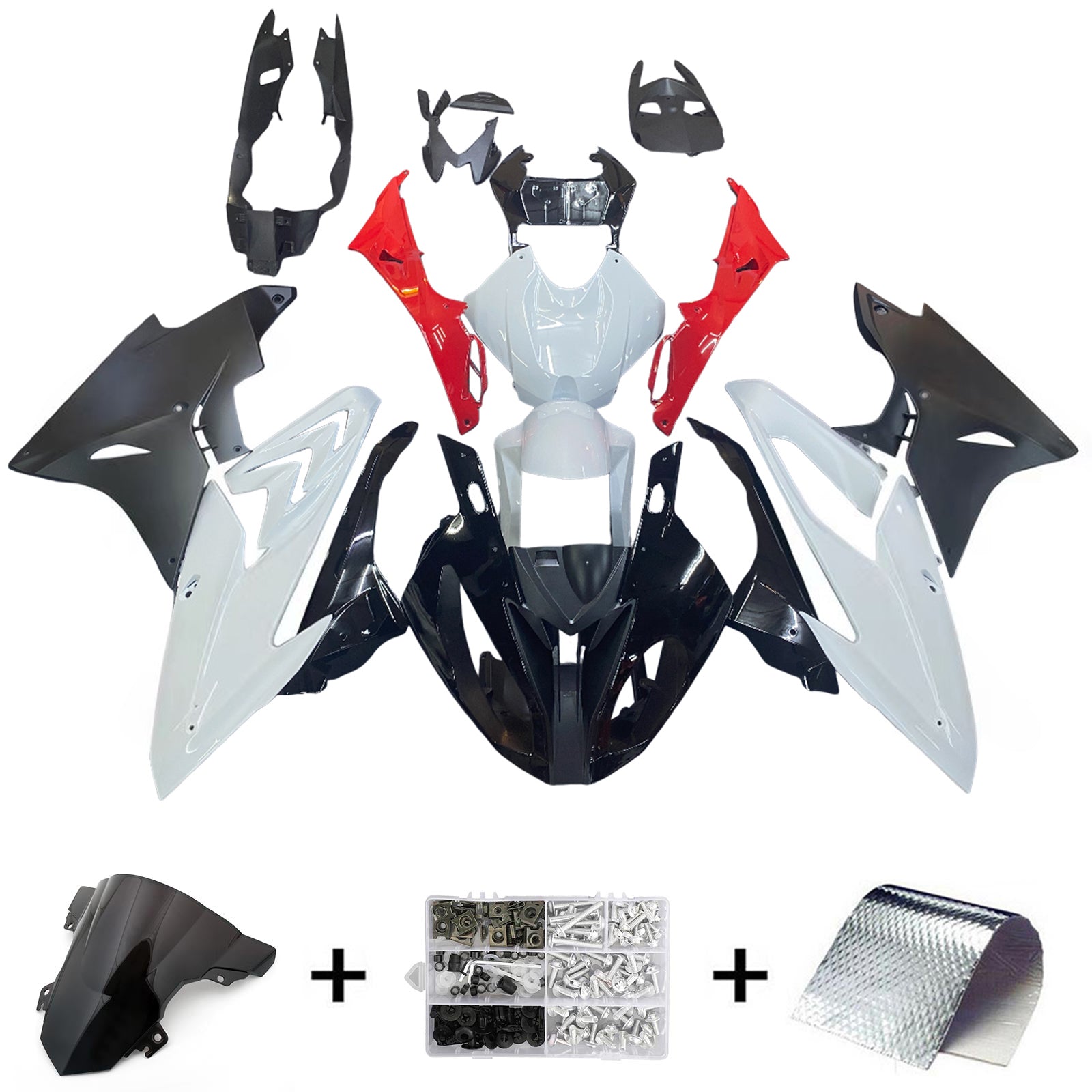 Amotopart BMW S1000RR 2015-2016 Fairing Kit Bodywork Plastic ABS