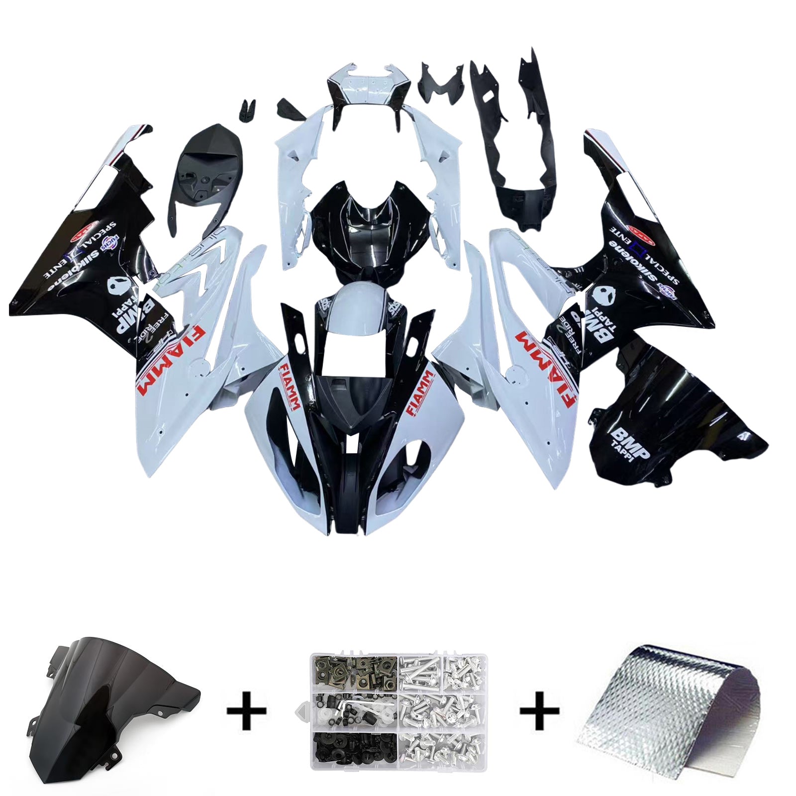 Amotopart BMW S1000RR 2015-2016 Fairing Kit Bodywork Plastic ABS