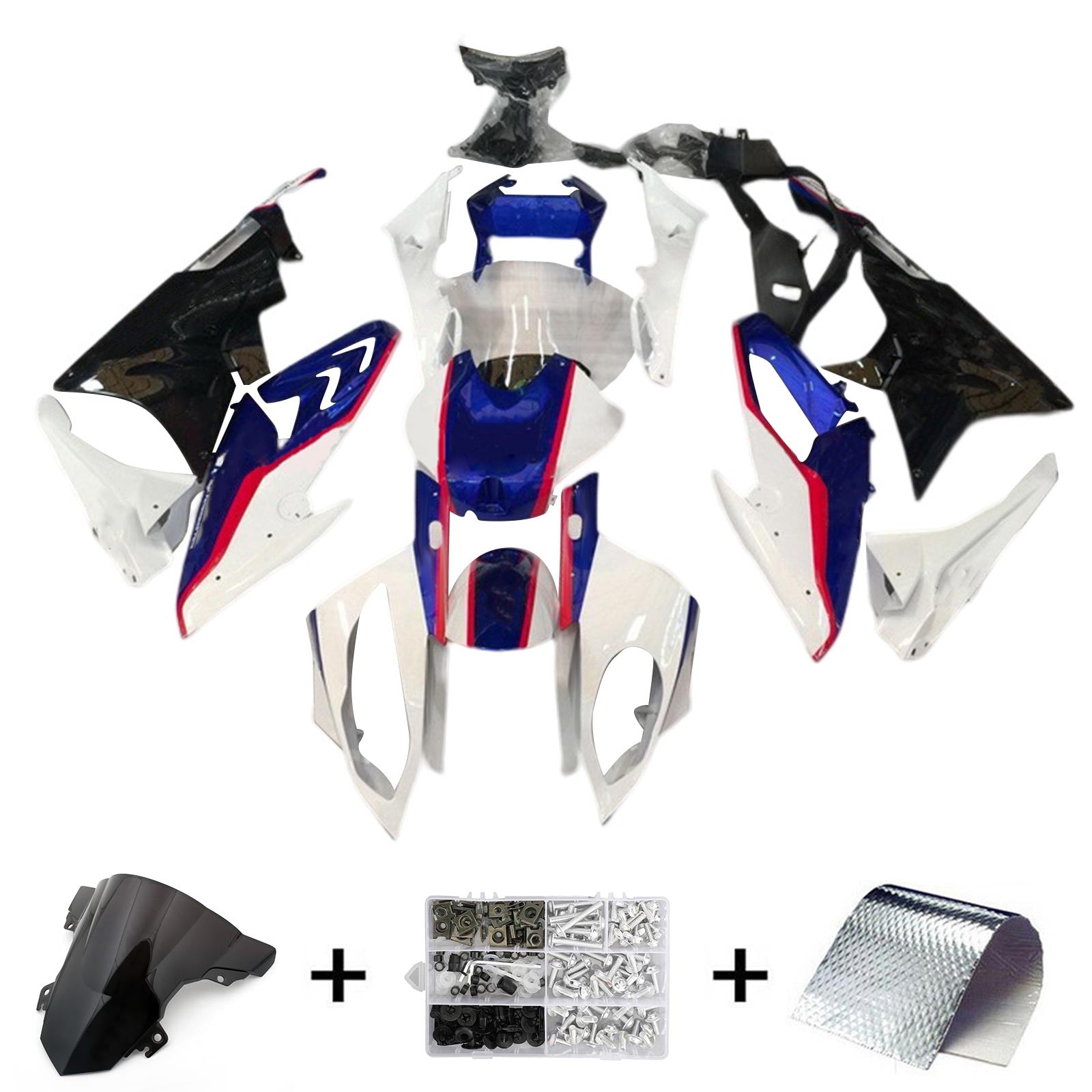 Amotopart BMW S1000RR 2017-2018 Fairing Kit Bodywork Plastic ABS