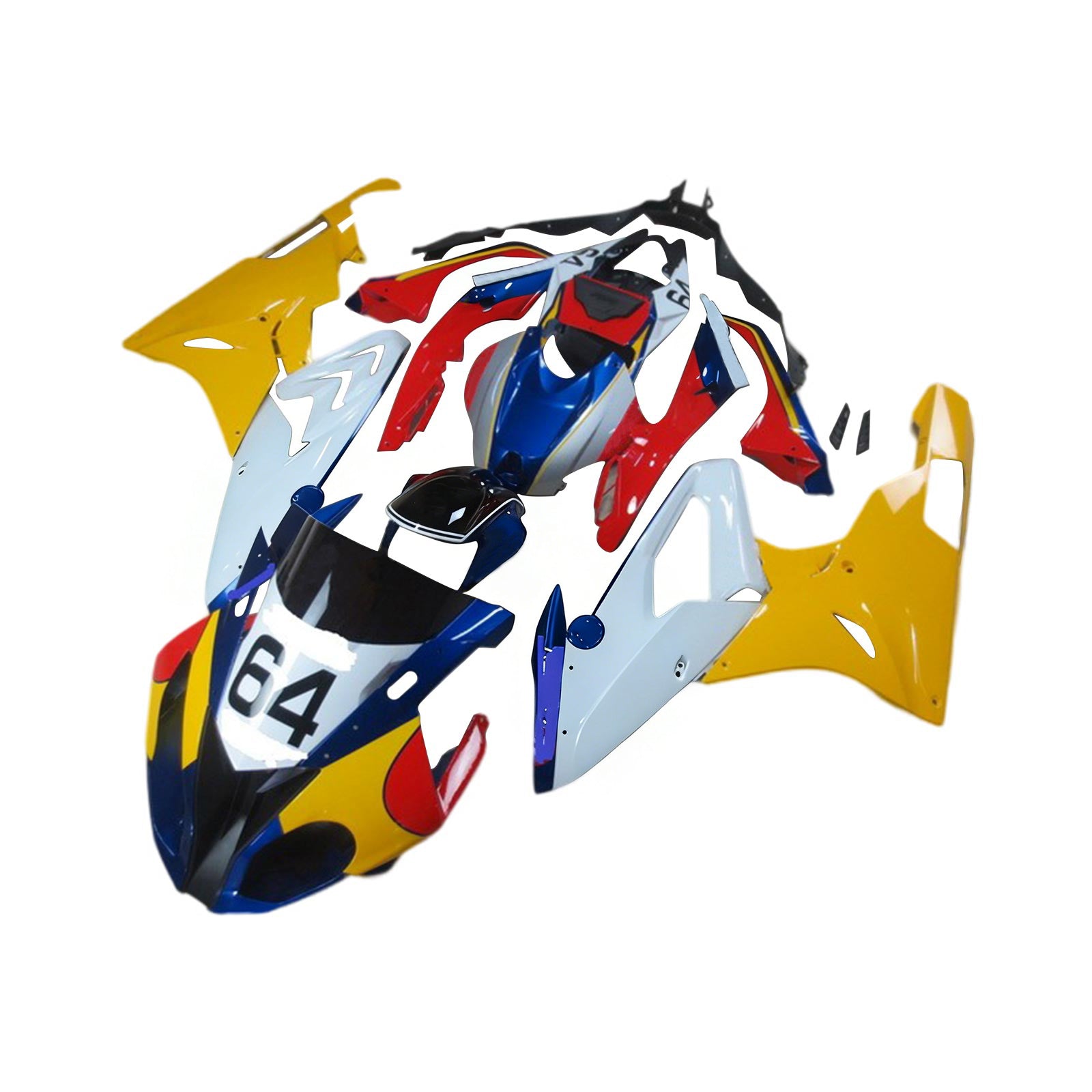 Amotopart BMW S1000RR 2017-2018 Fairing Kit Bodywork Plastic ABS