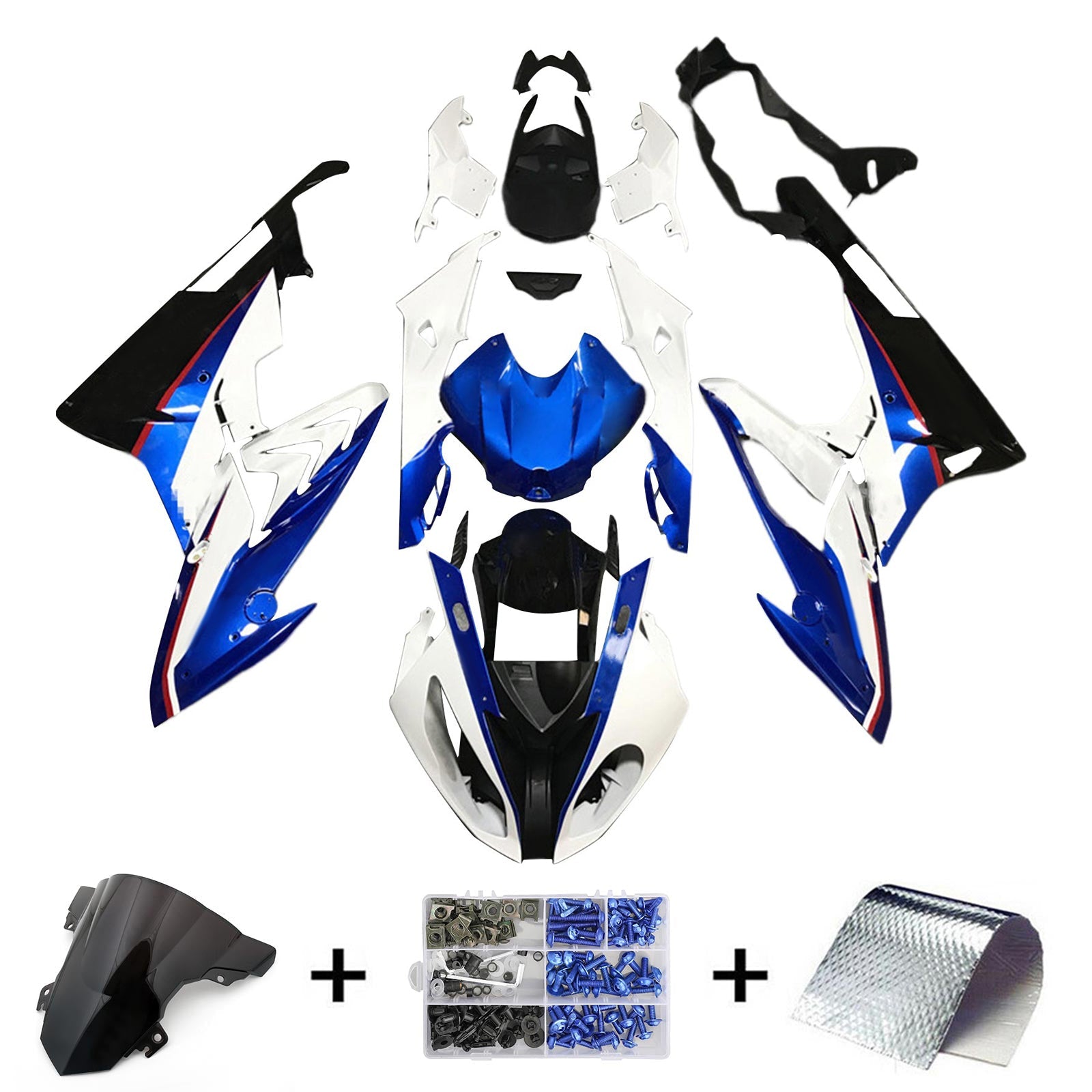 Amotopart BMW S1000RR 2017-2018 Fairing Kit Bodywork Plastic ABS