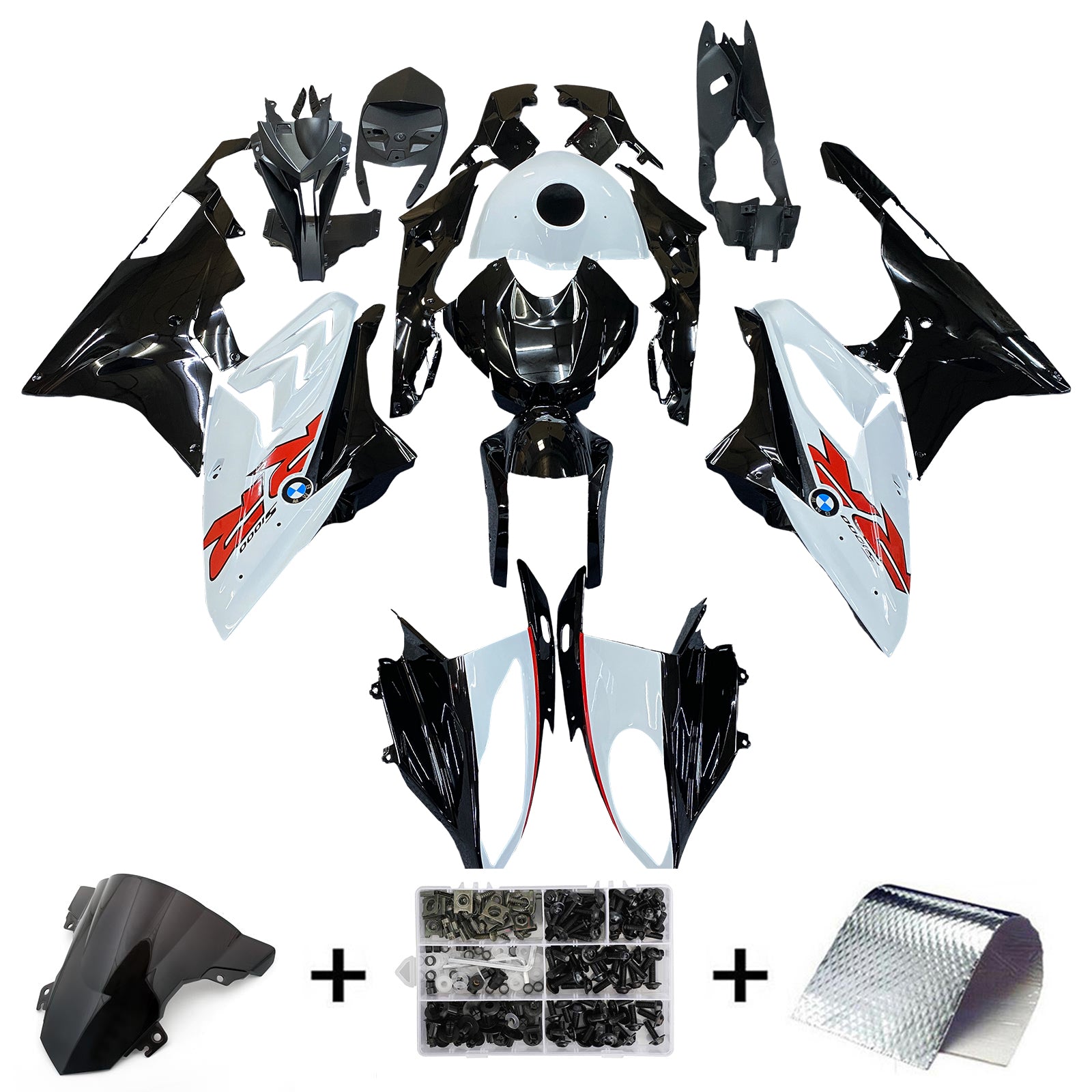 Amotopart BMW S1000RR 2017-2018 Fairing Kit Bodywork Plastic ABS