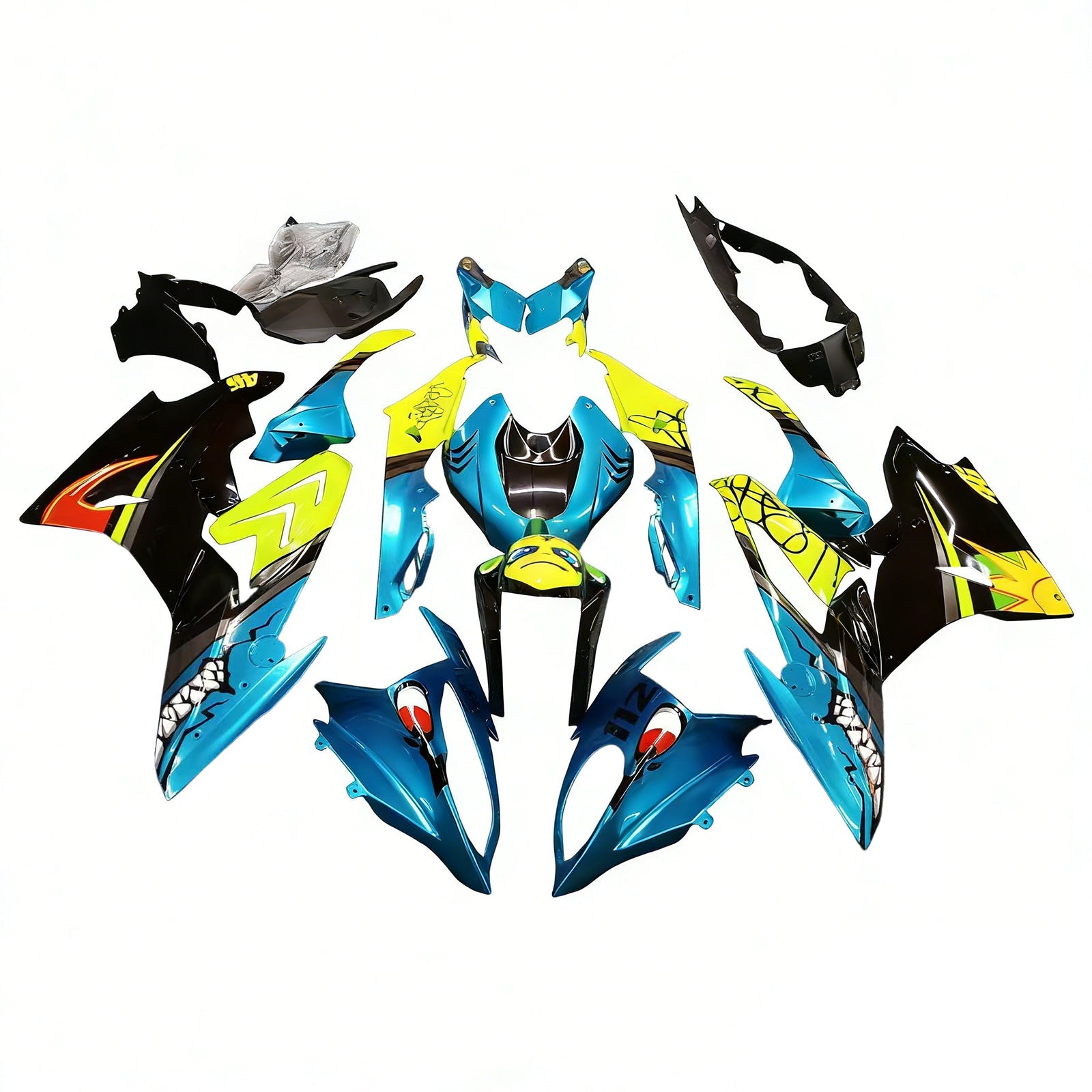 아모토파트 BMW S1000RR 2017-2018 페어링 키트 차체 플라스틱 ABS