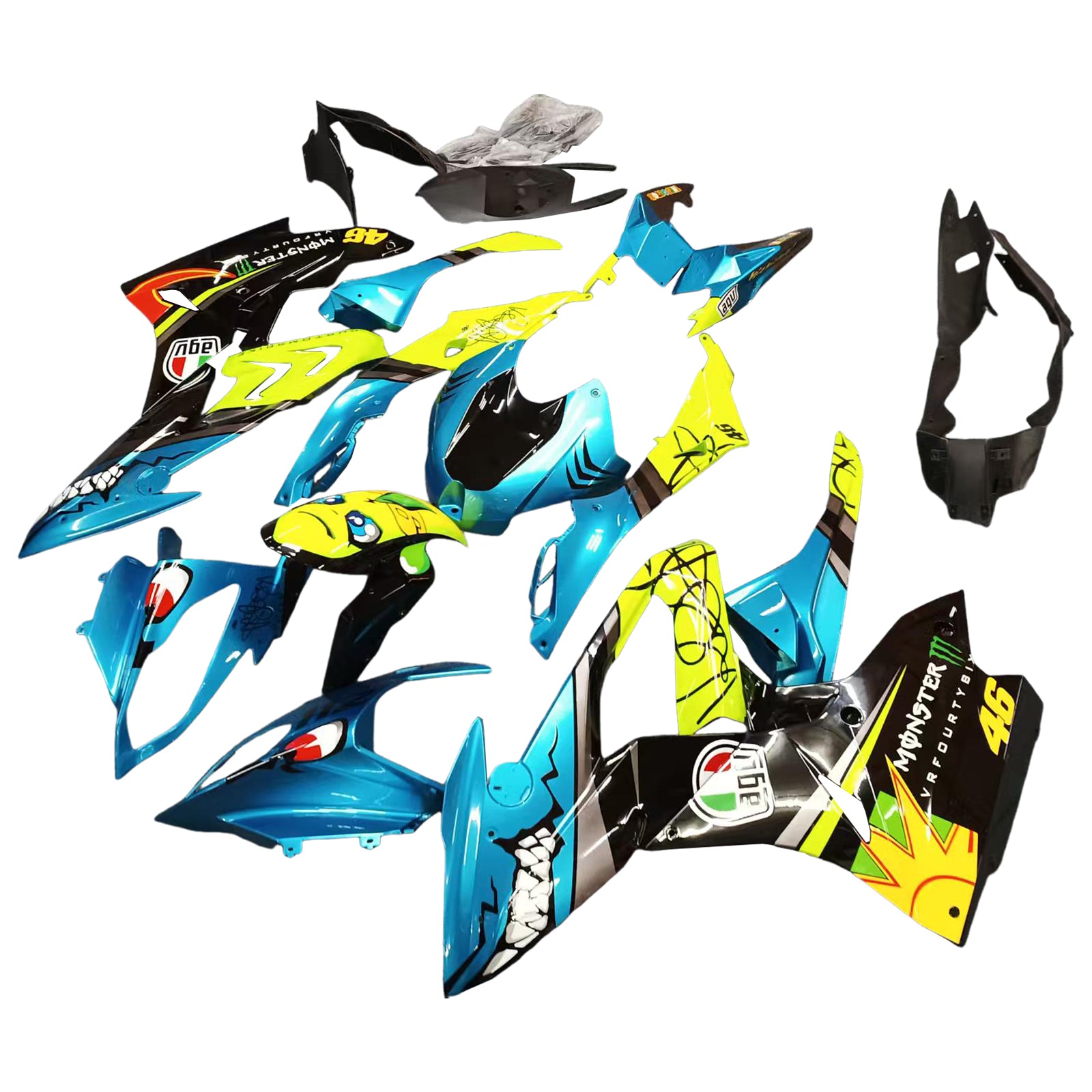 Amotopart BMW S1000RR 2017-2018 Fairing Kit Bodywork Plastic ABS