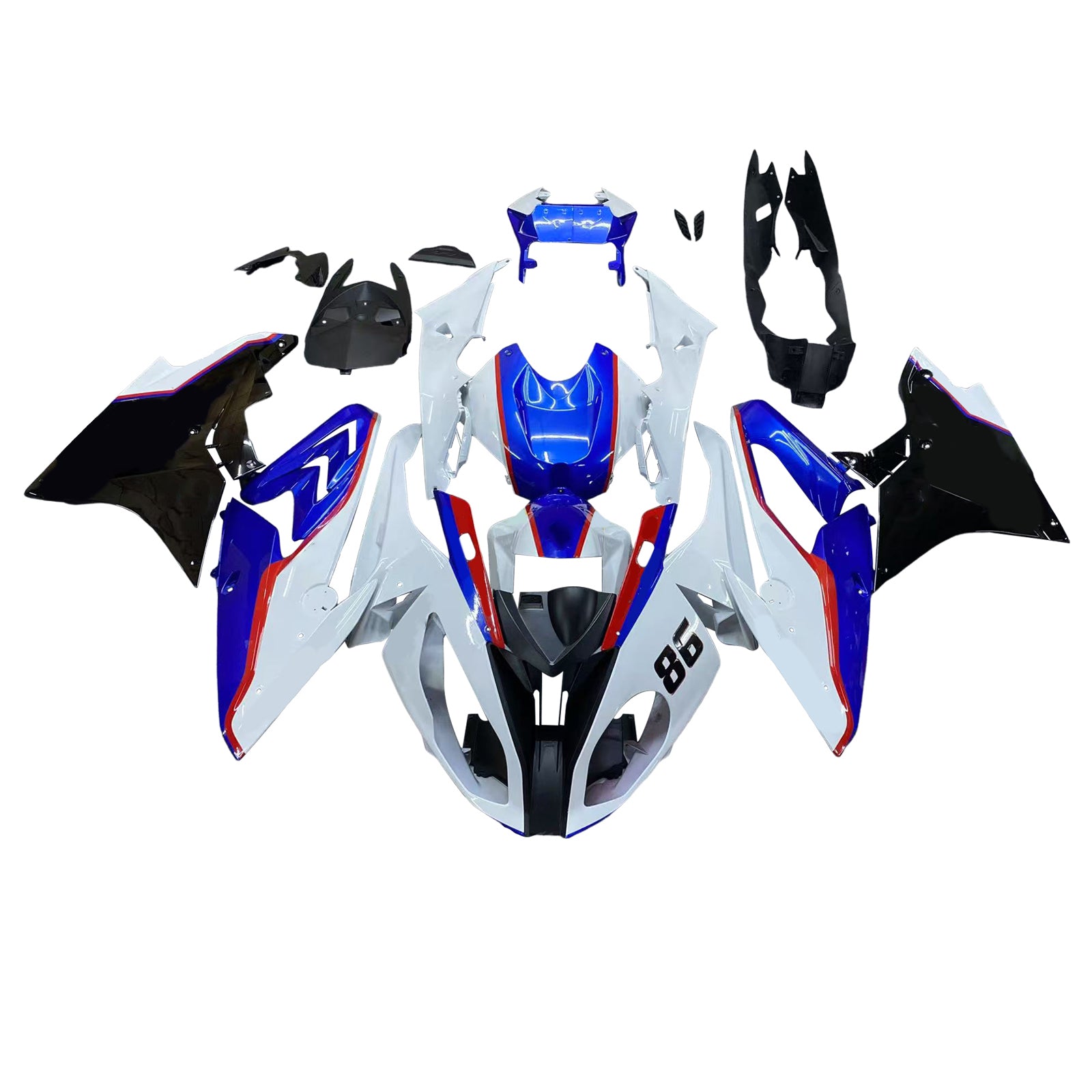 Amotopart BMW S1000RR 2017-2018 Fairing Kit Bodywork Plastic ABS