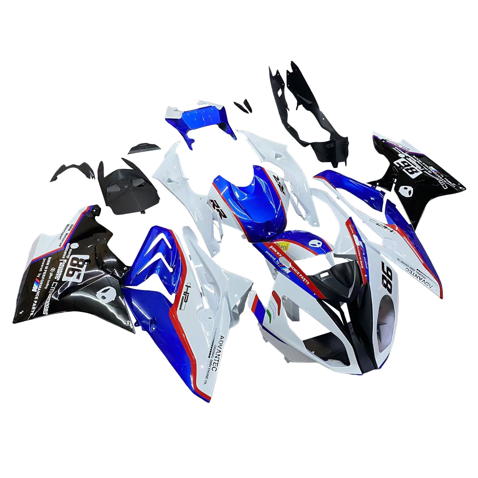 Amotopart BMW S1000RR 2017-2018 Fairing Kit Bodywork Plastic ABS