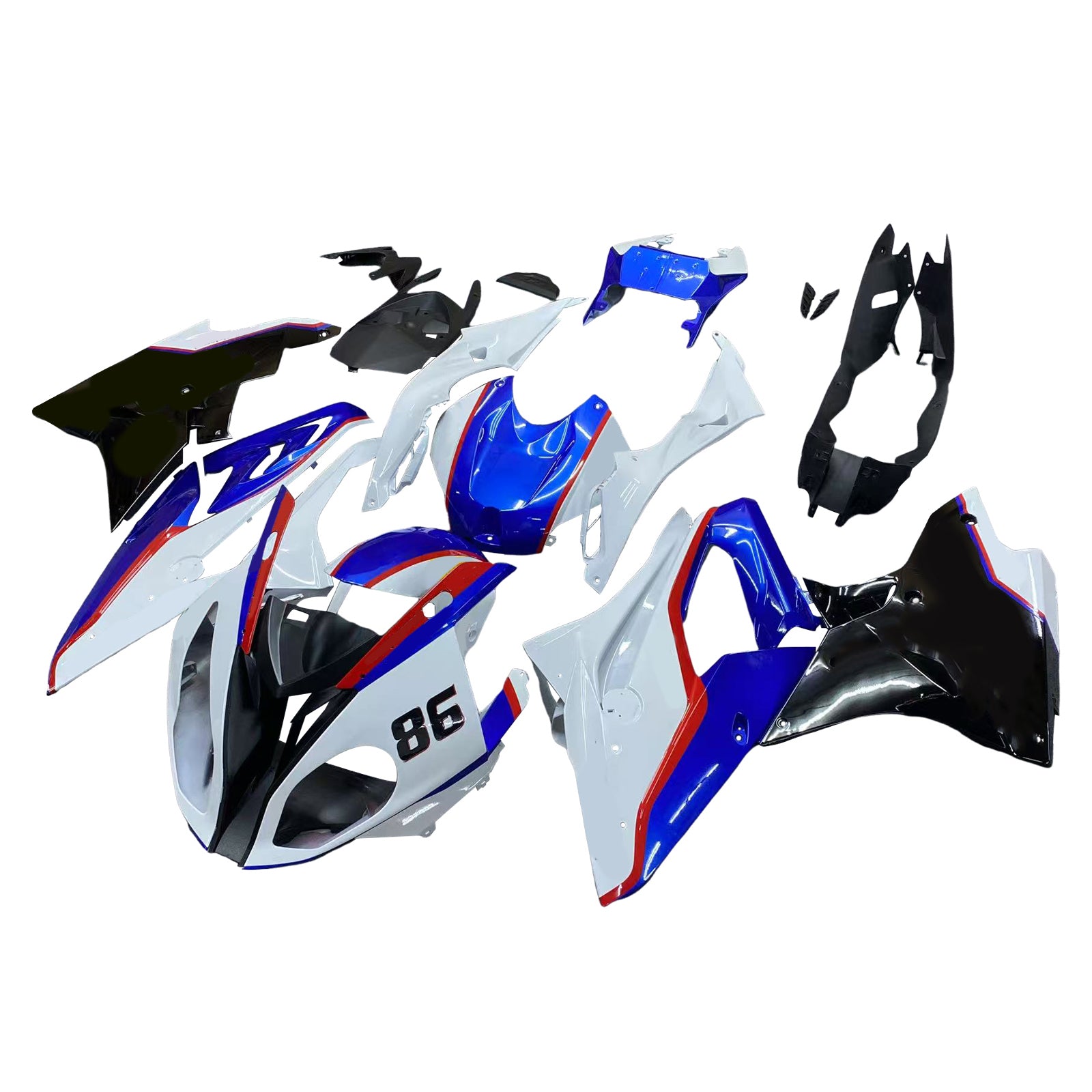 Amotopart BMW S1000RR 2017-2018 Fairing Kit Bodywork Plastic ABS