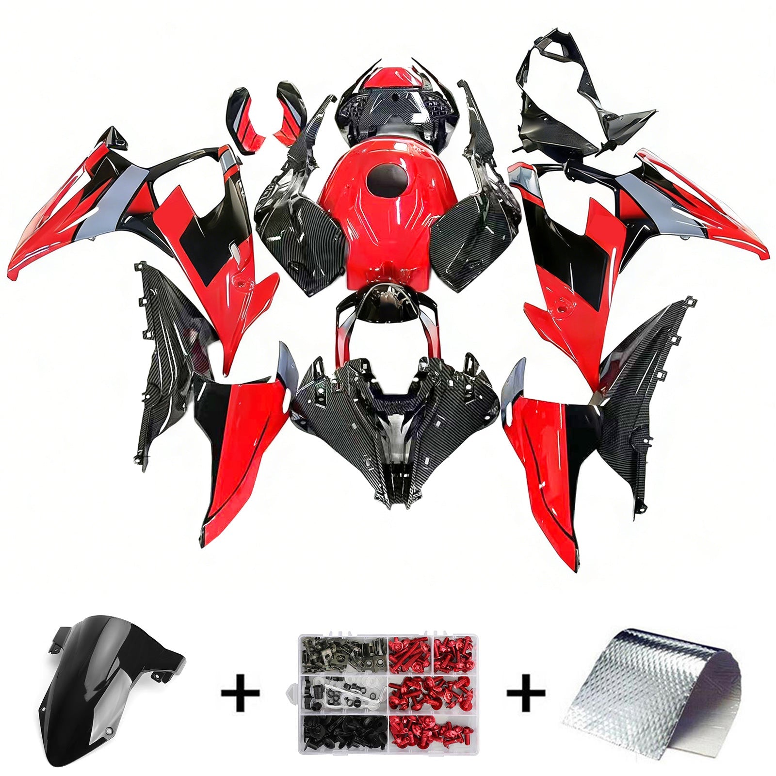 Amotopart BMW M1000RR S1000RR 2019-2022 Fairing Kit Bodywork Plastic ABS