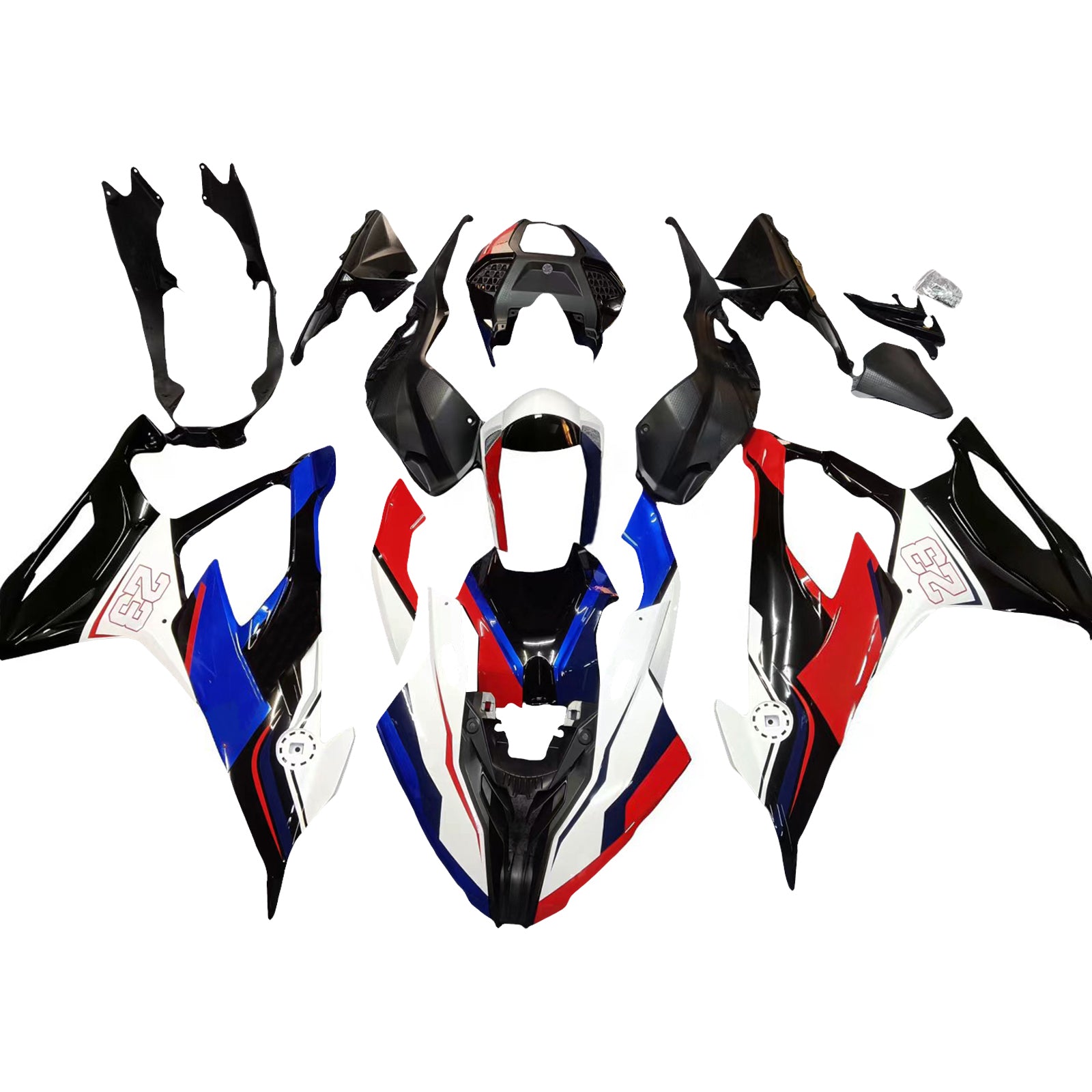 Amotopart BMW M1000RR S1000RR 2019-2022 Fairing Kit Bodywork Plastic ABS