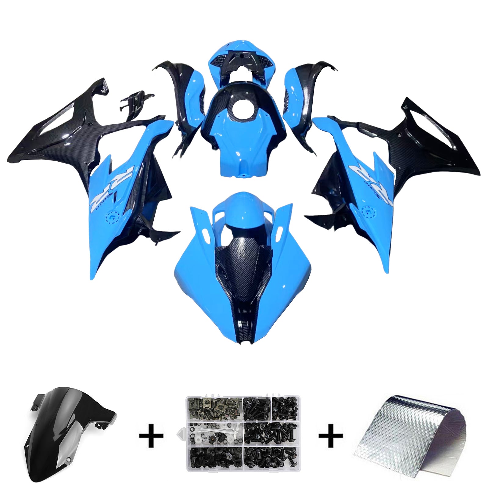 Amotopart BMW M1000RR S1000RR 2019-2022 Fairing Kit Bodywork Plastic ABS