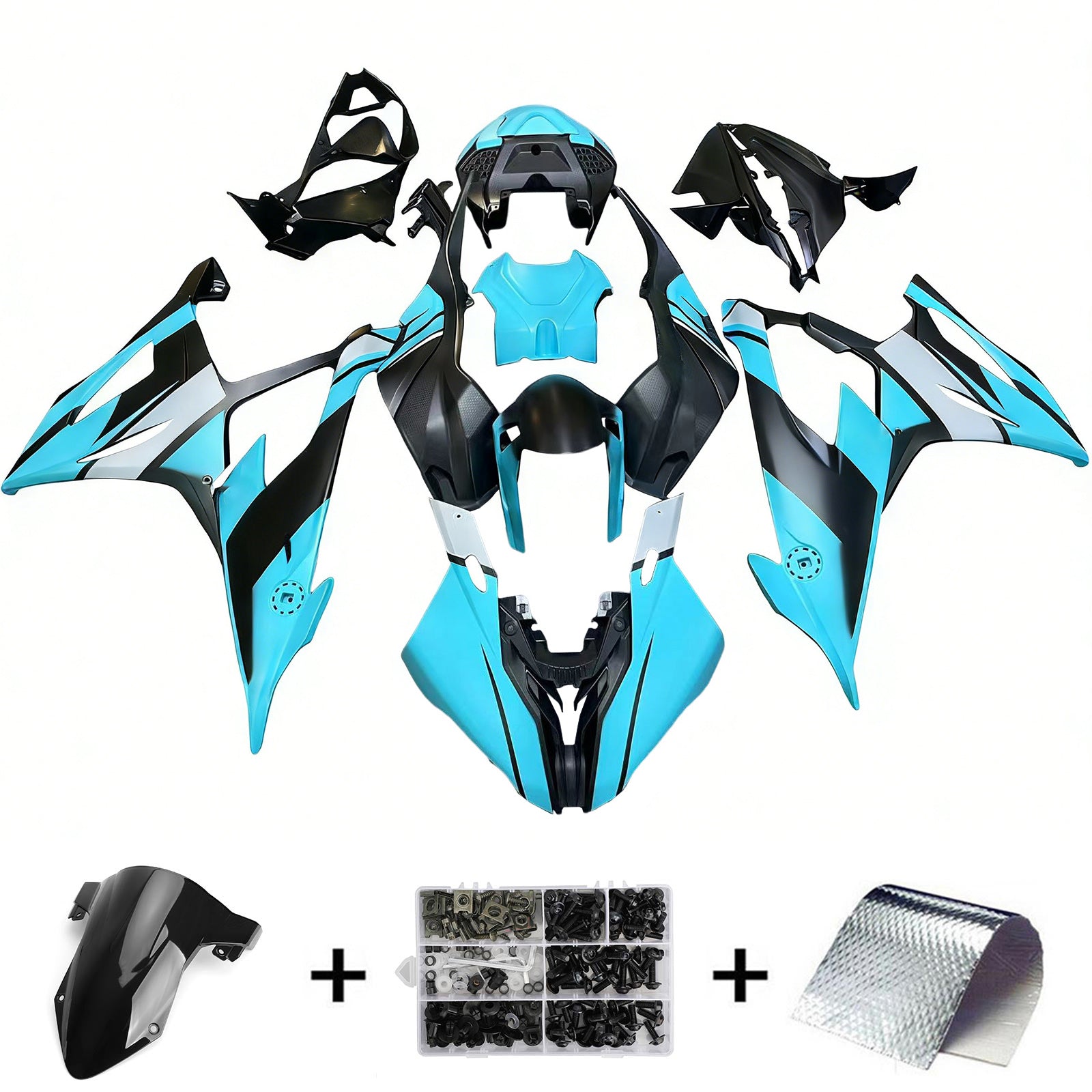 Amotopart BMW M1000RR S1000RR 2019-2022 Fairing Kit Bodywork Plastic ABS