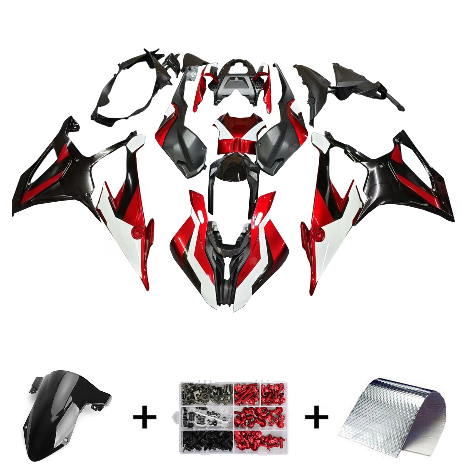 Amotopart BMW M1000RR S1000RR 2019-2022 Fairing Kit Bodywork Plastic ABS