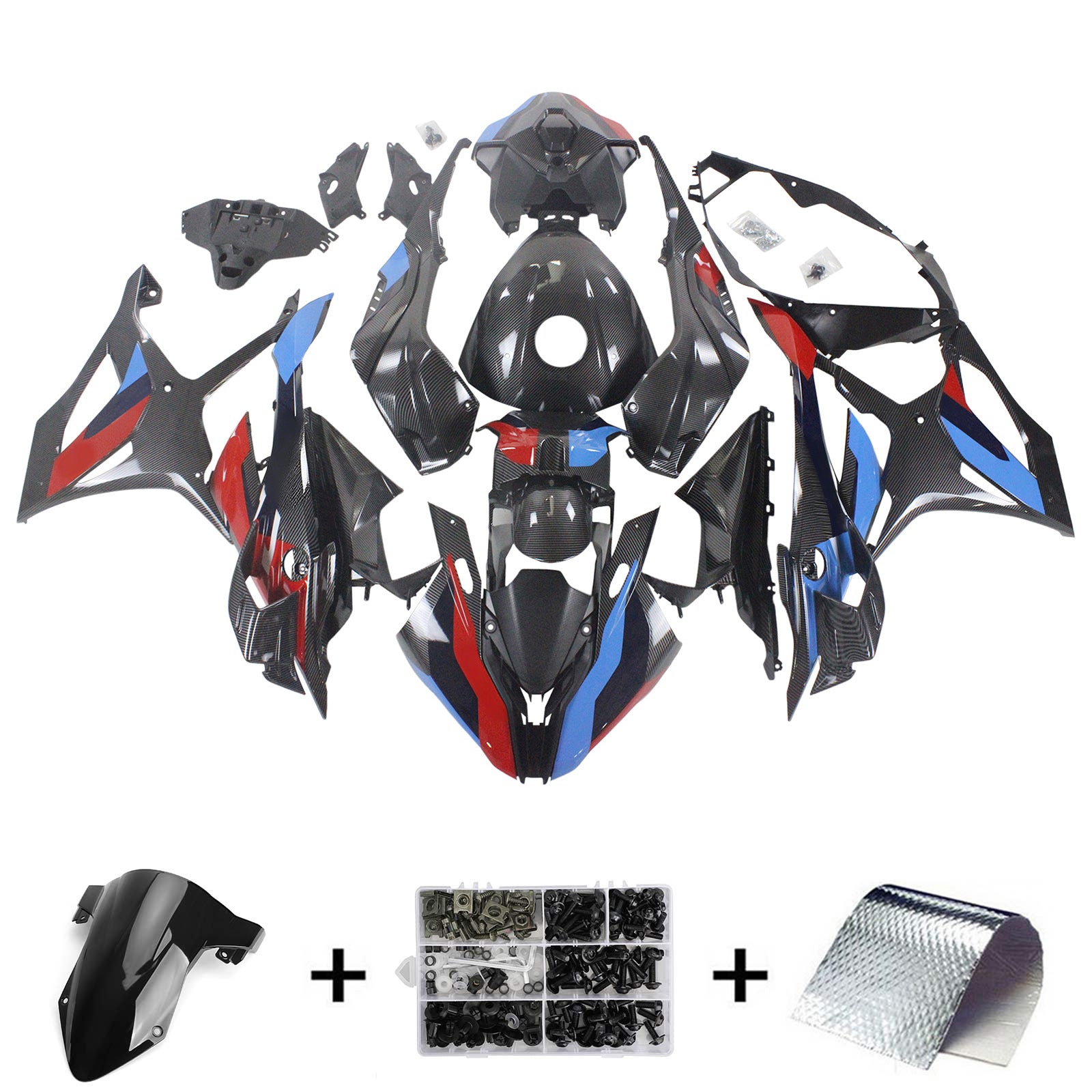 Amotopart BMW S1000RR 2023-2024 Fairing Kit Bodywork Plastic ABS