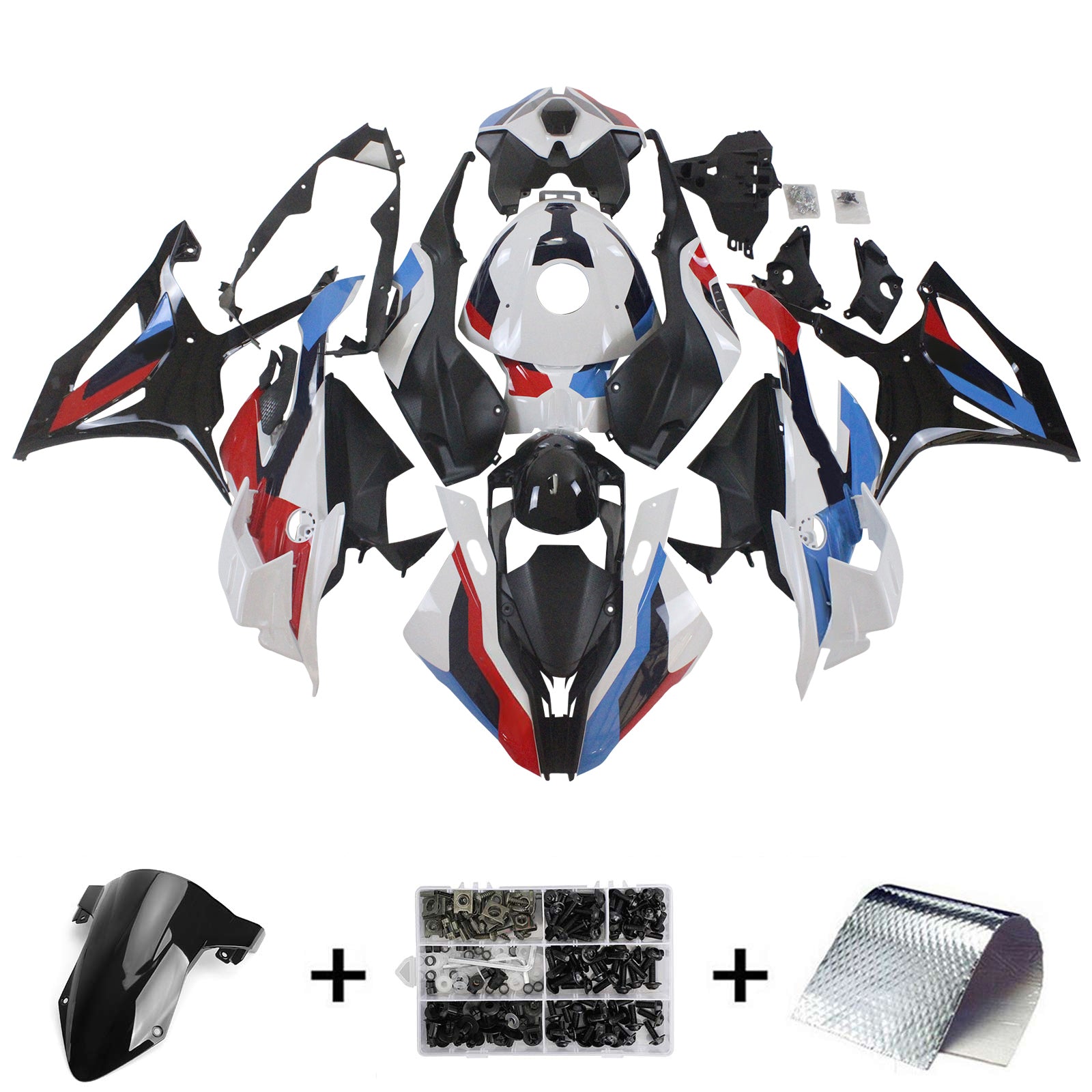 Amotopart BMW S1000RR 2023-2024 Fairing Kit Bodywork Plastic ABS