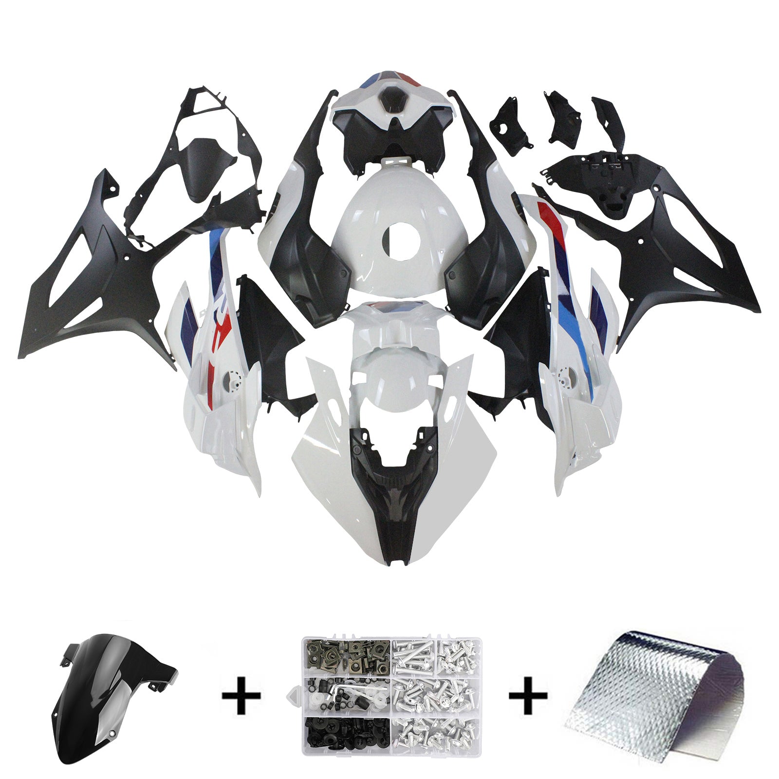 Amotopart BMW S1000RR 2023-2024 Fairing Kit Bodywork Plastic ABS