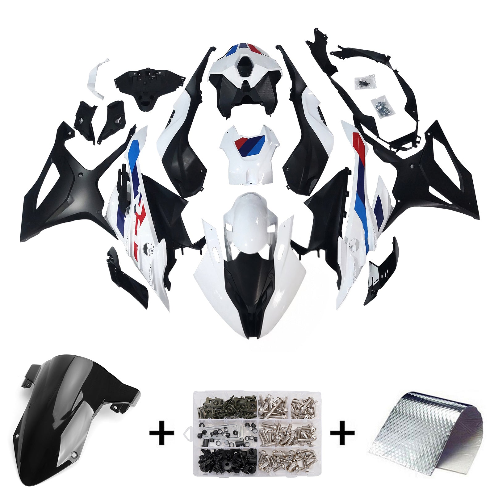 Injection Fairing Kit Bodywork Plastic ABS For BMW S1000RR 2023-2024