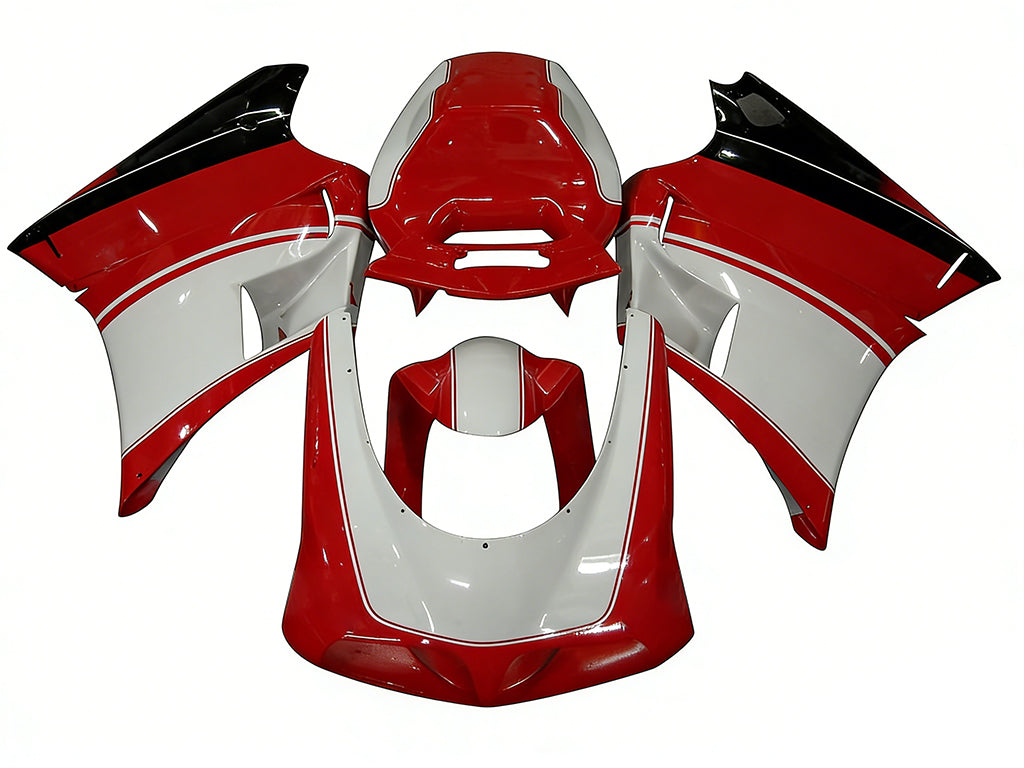 Fairings for 1996-2002 Ducati 996 Red White Xerox Generic