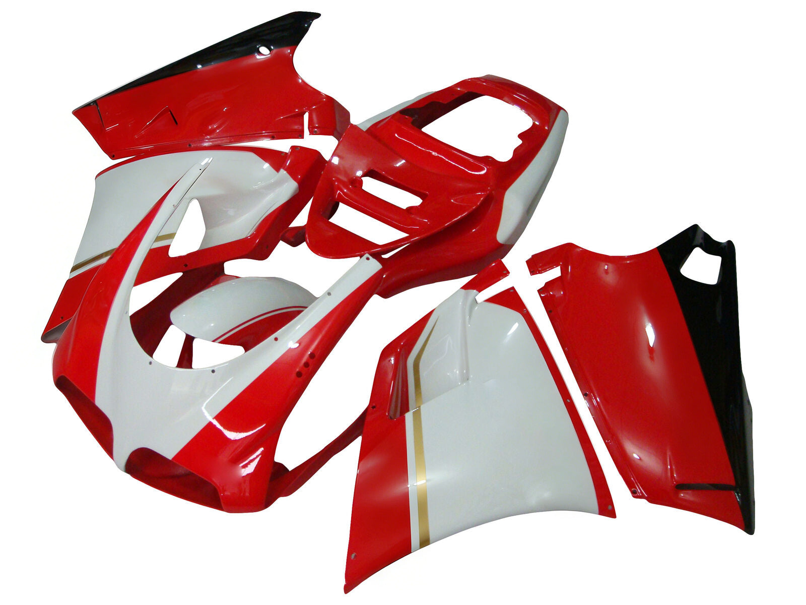 Kit carenado Carrocería ABS apto para Ducati 996 748 1996-2002 Genérico